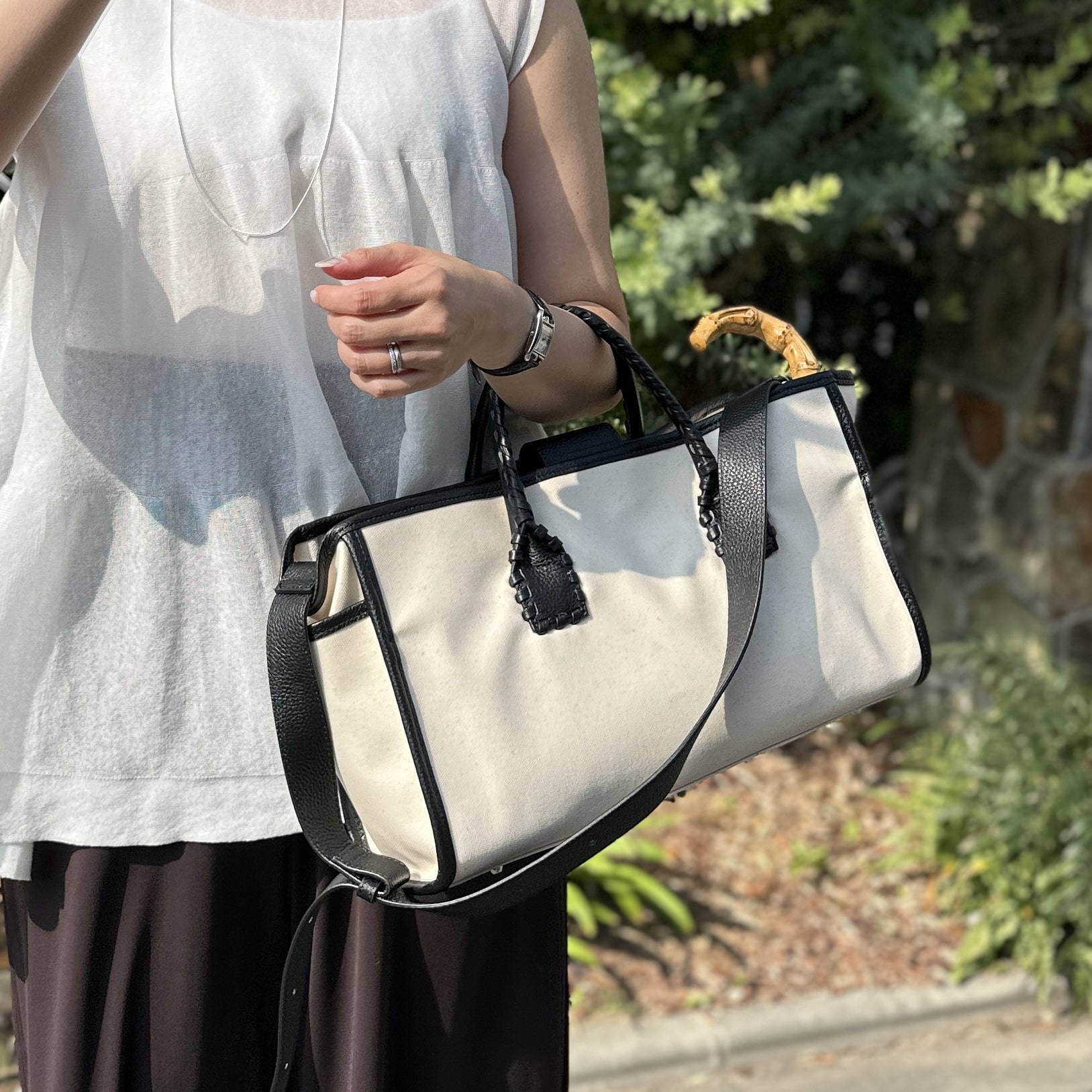 12closet/高橋夏果さんコラボバック】大容量で使い勝手◎通勤