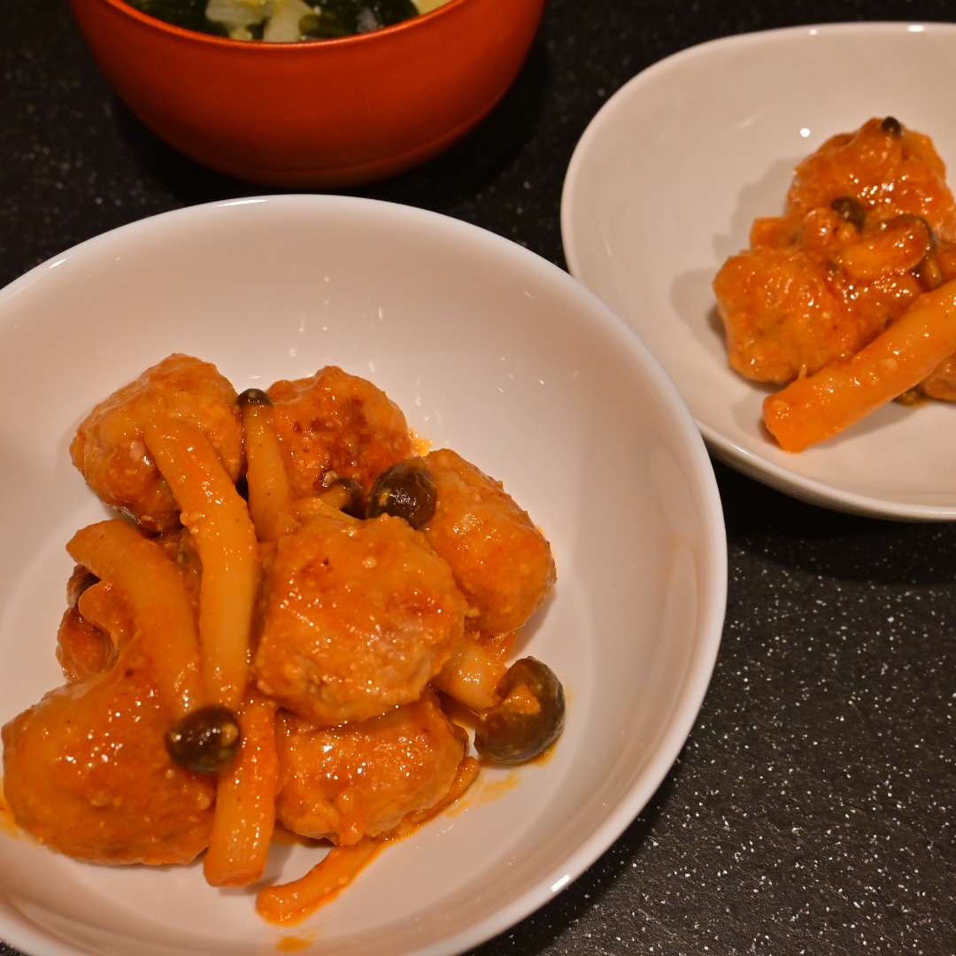 LEE100人隊が作ったしらいのりこさんの『みそ煮込みミートボール』