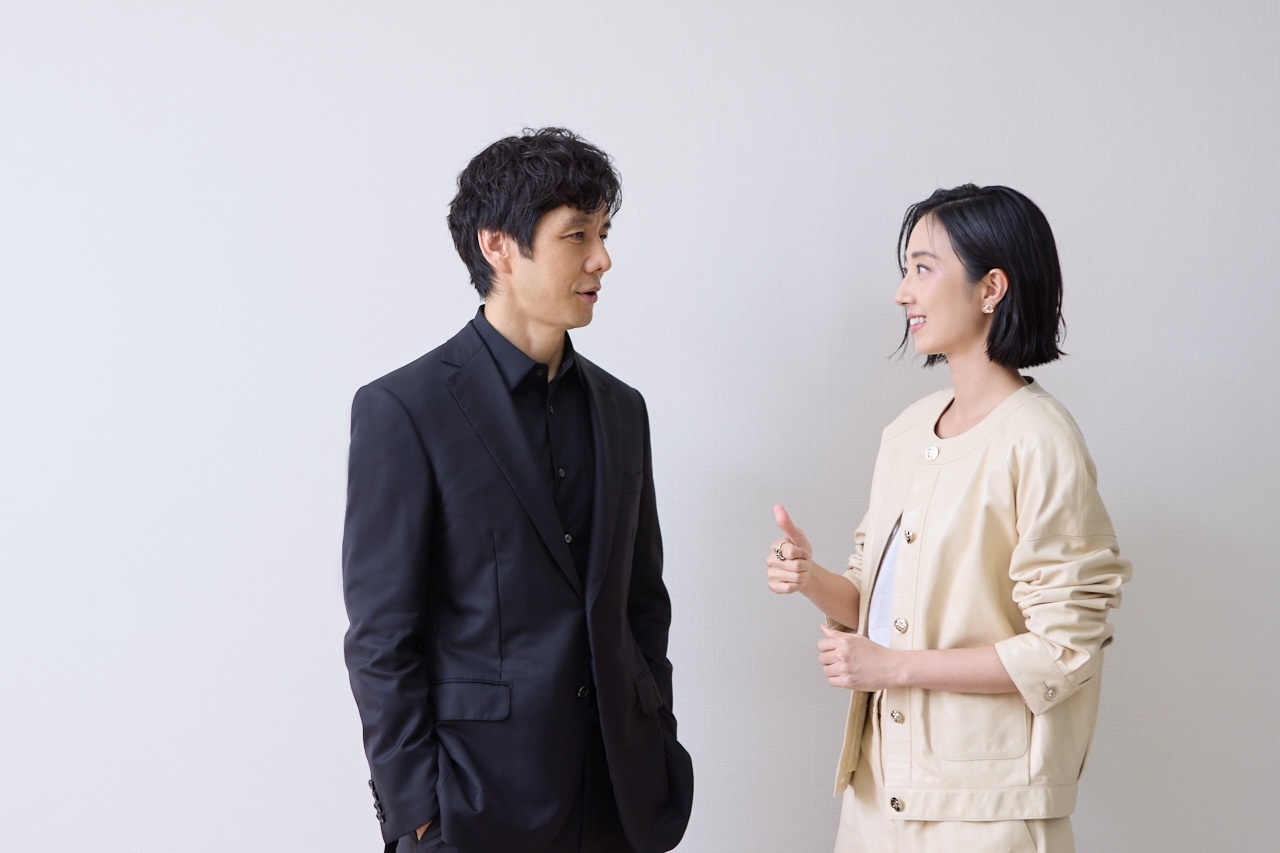 西島秀俊さん　グイ・ルンメイさん