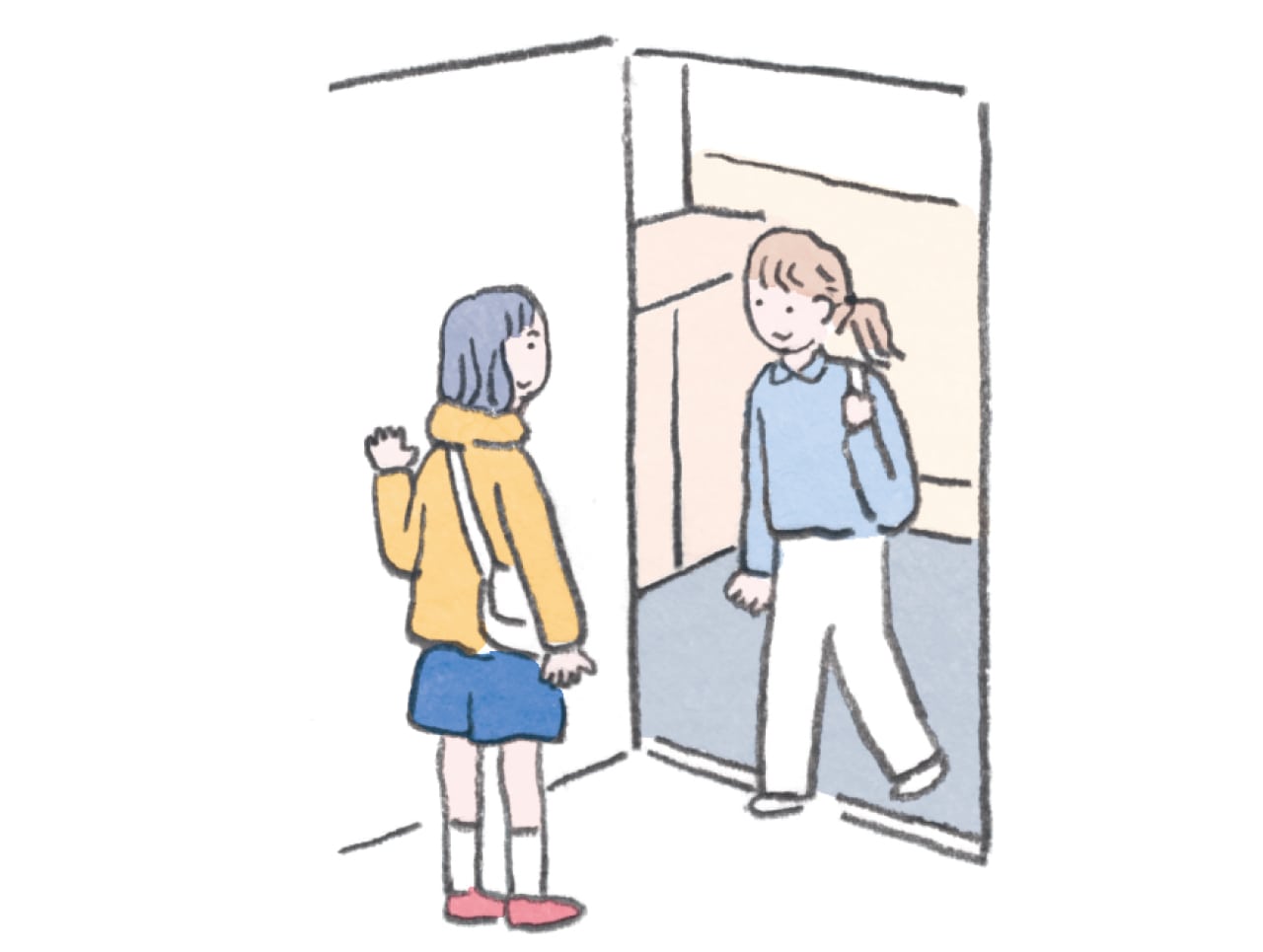 家族との食事や一人での外出など、外へ一歩踏み出す