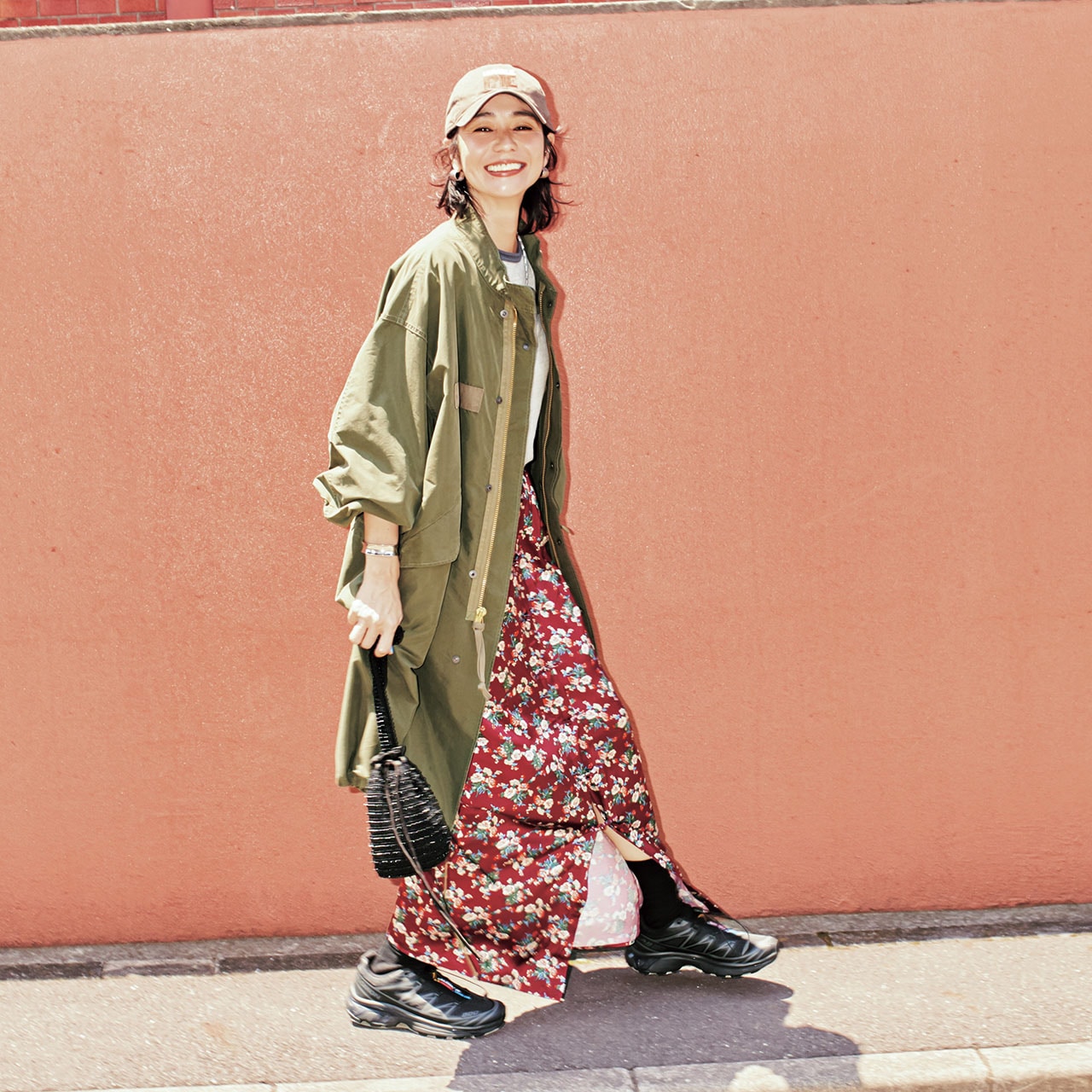 靴【XT-6】￥28600／サロモン コールセンター（サロモン）のコーデ　竹下玲奈さん