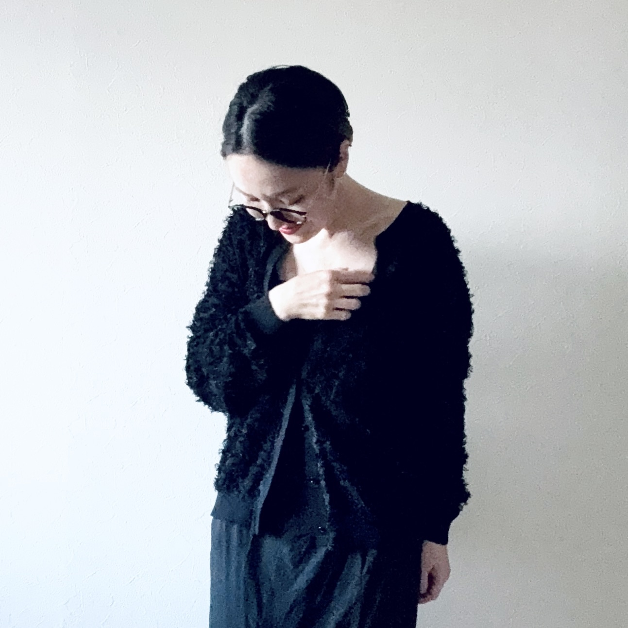 DRAWER　M.SUMMER3 16Gカットフリンジカーディガン