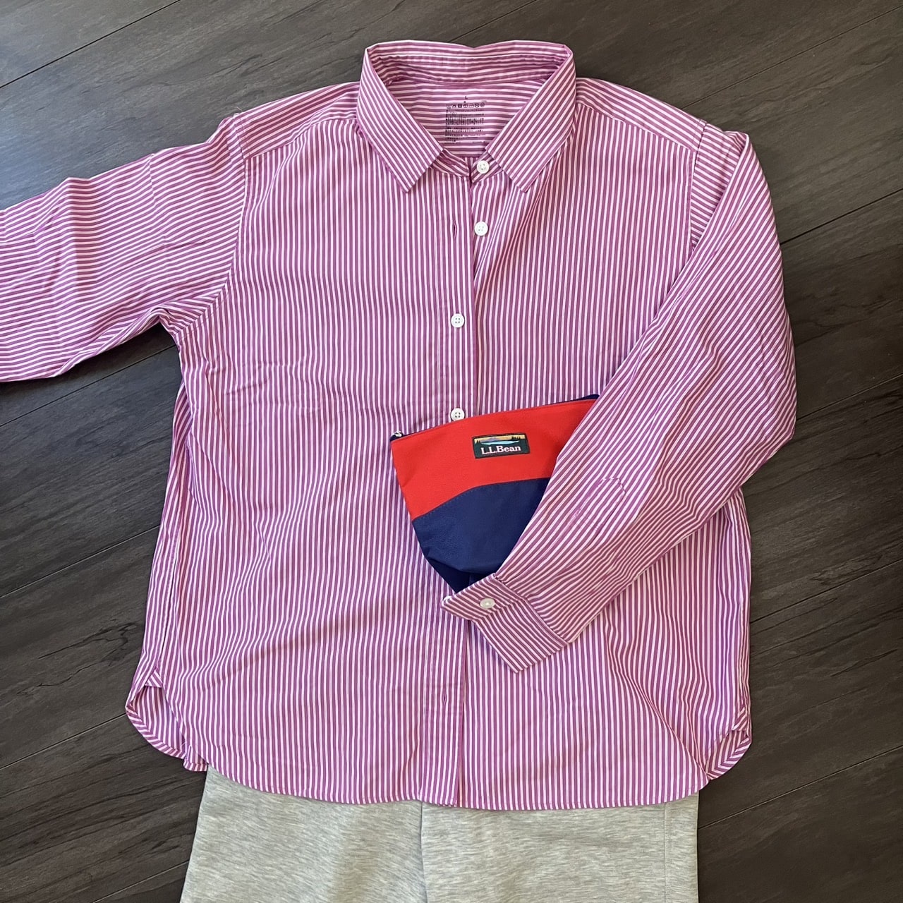 無印良品　長袖シャツ