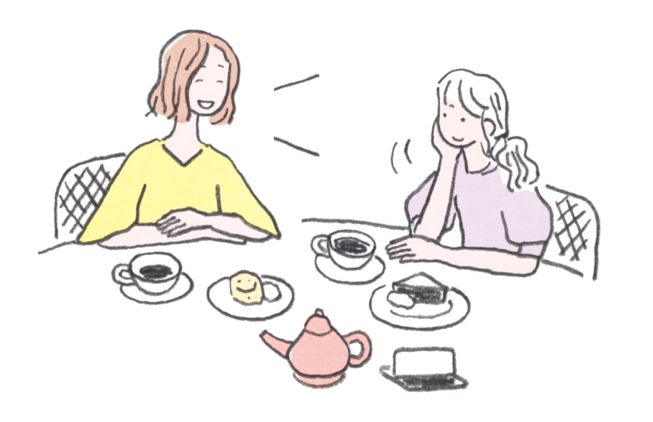 ママ友たちとのモーニングやランチの時間