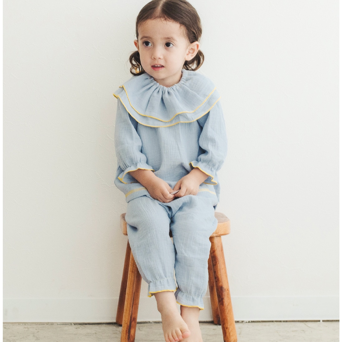 3COINS　ガーゼセットアップ