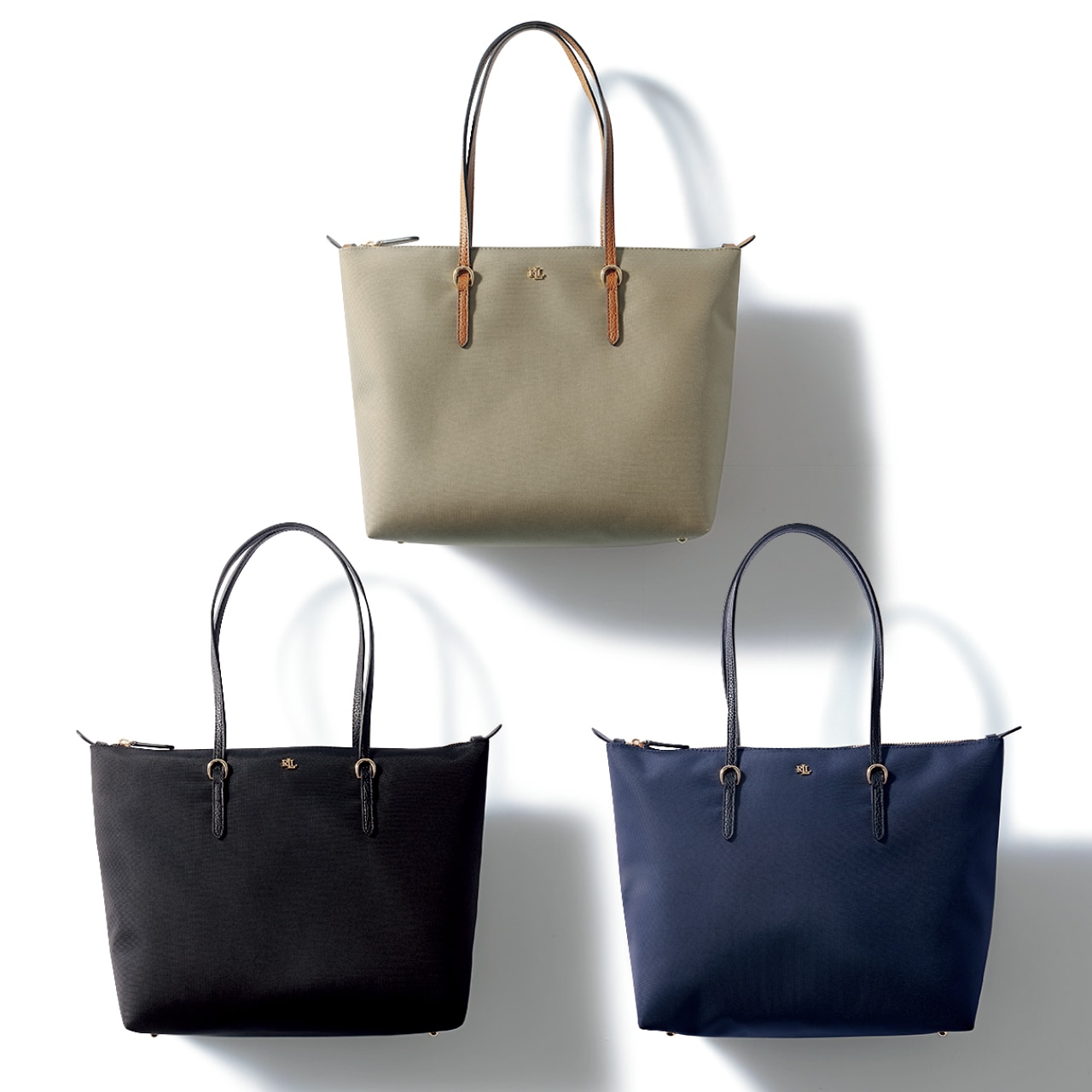 LEEマルシェ初 LAUREN RALPH LAUREN（ローレン ラルフ ローレン）ナイロン ミディアム Keaton トート