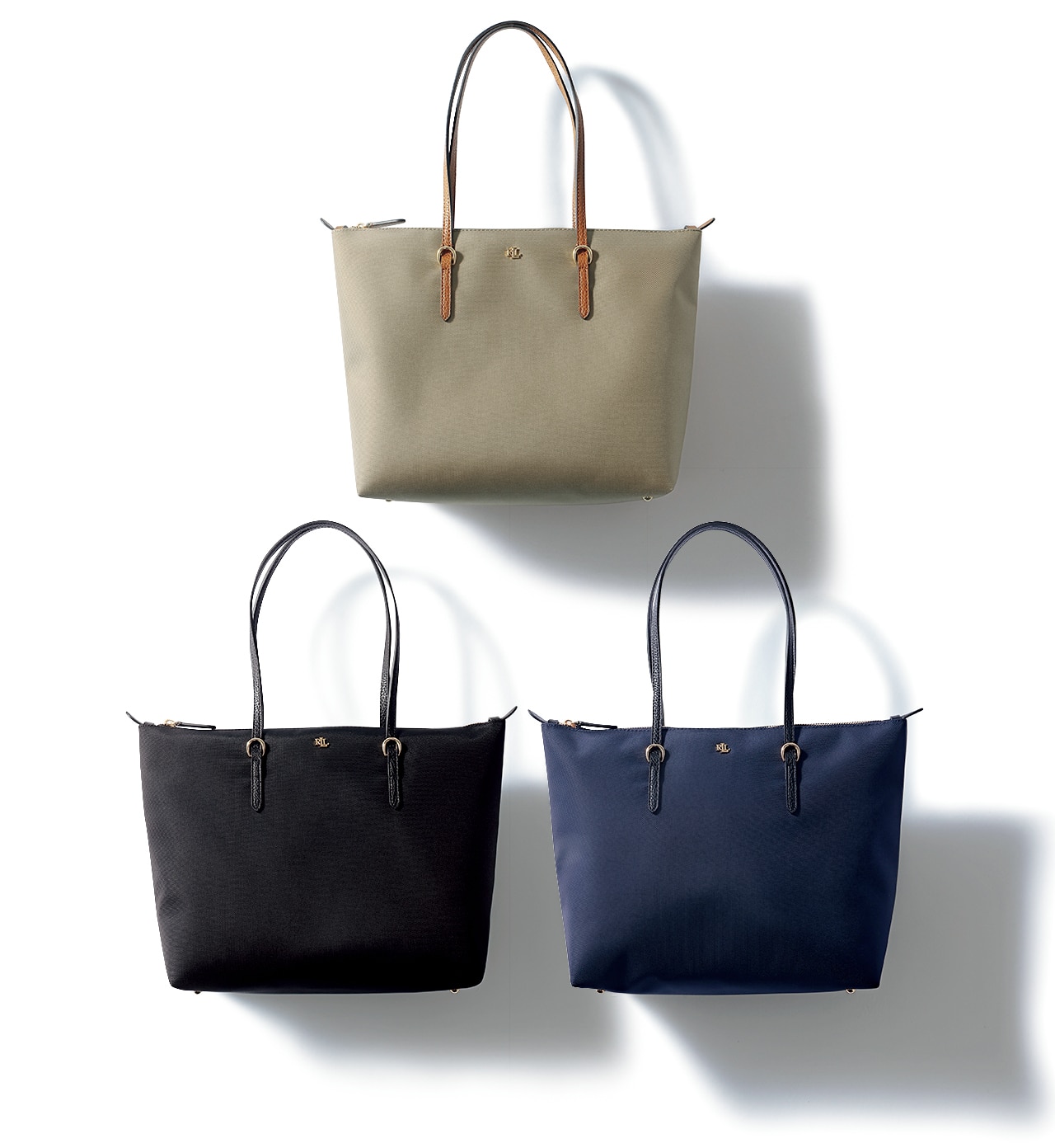 LEEマルシェ初 LAUREN RALPH LAUREN（ローレン ラルフ ローレン）ナイロン ミディアム Keaton トート