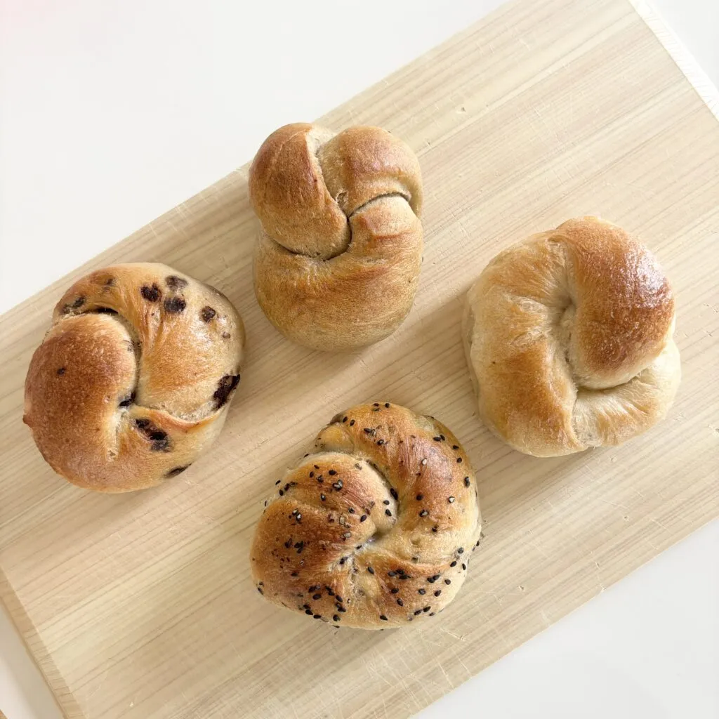 「BAGEL FACTORY（ベーグルファクトリー）」購入品　ベーグル4種類