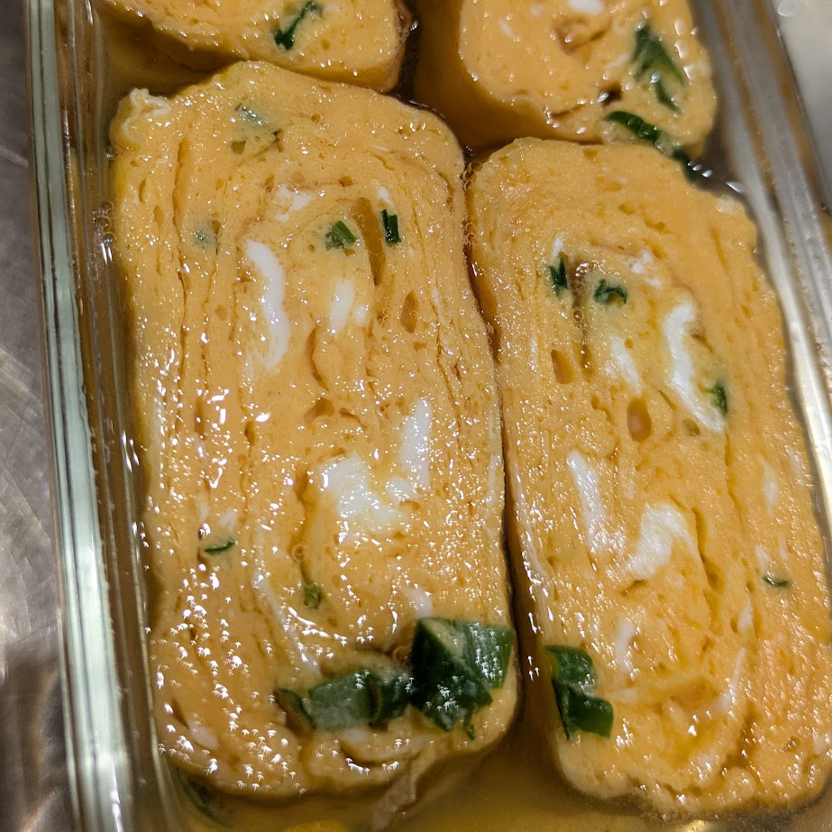 だし巻き卵　LEEレシピ　出汁浸し