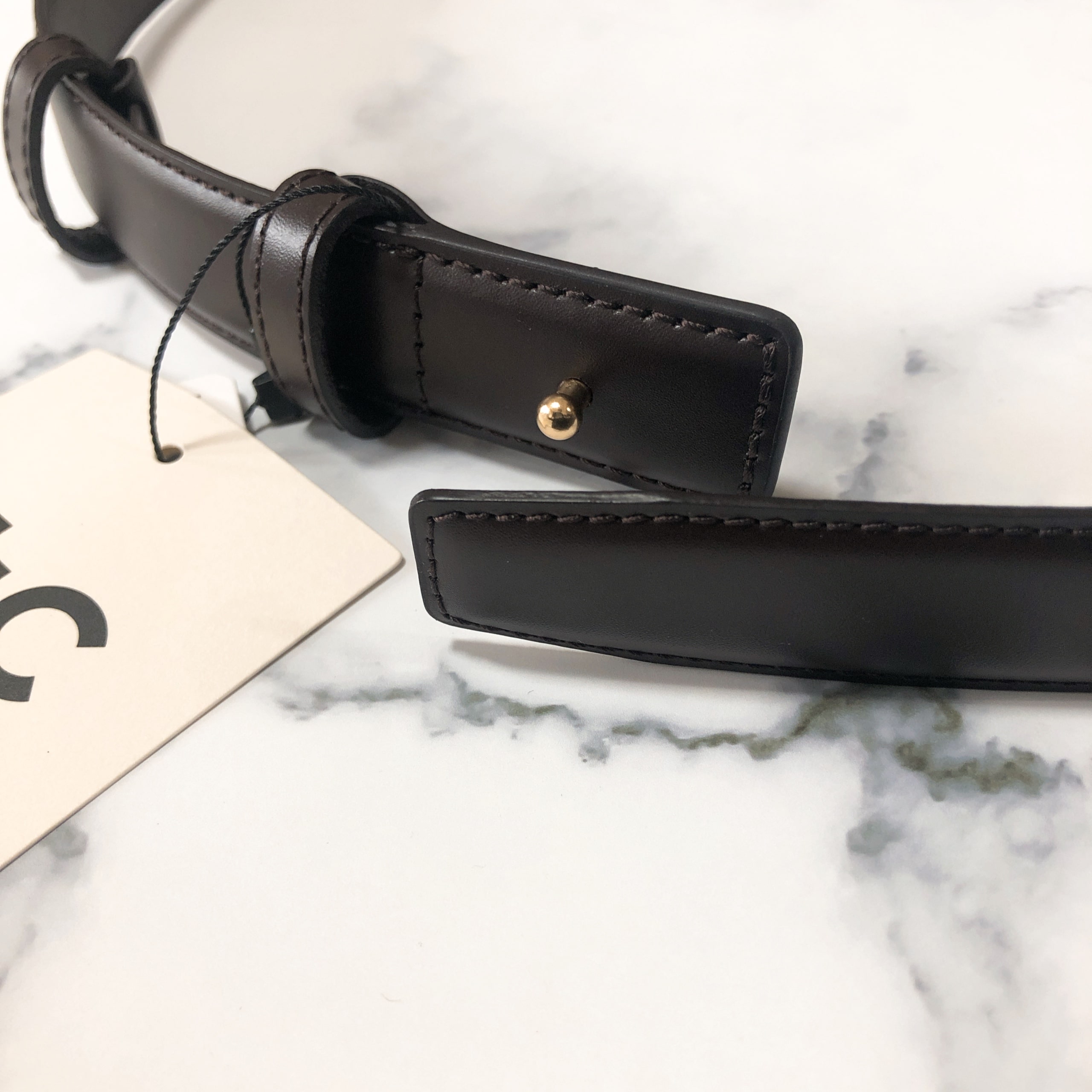 ユニクロ　シー　UNIQLO C　レザーベルト　2025 秋冬