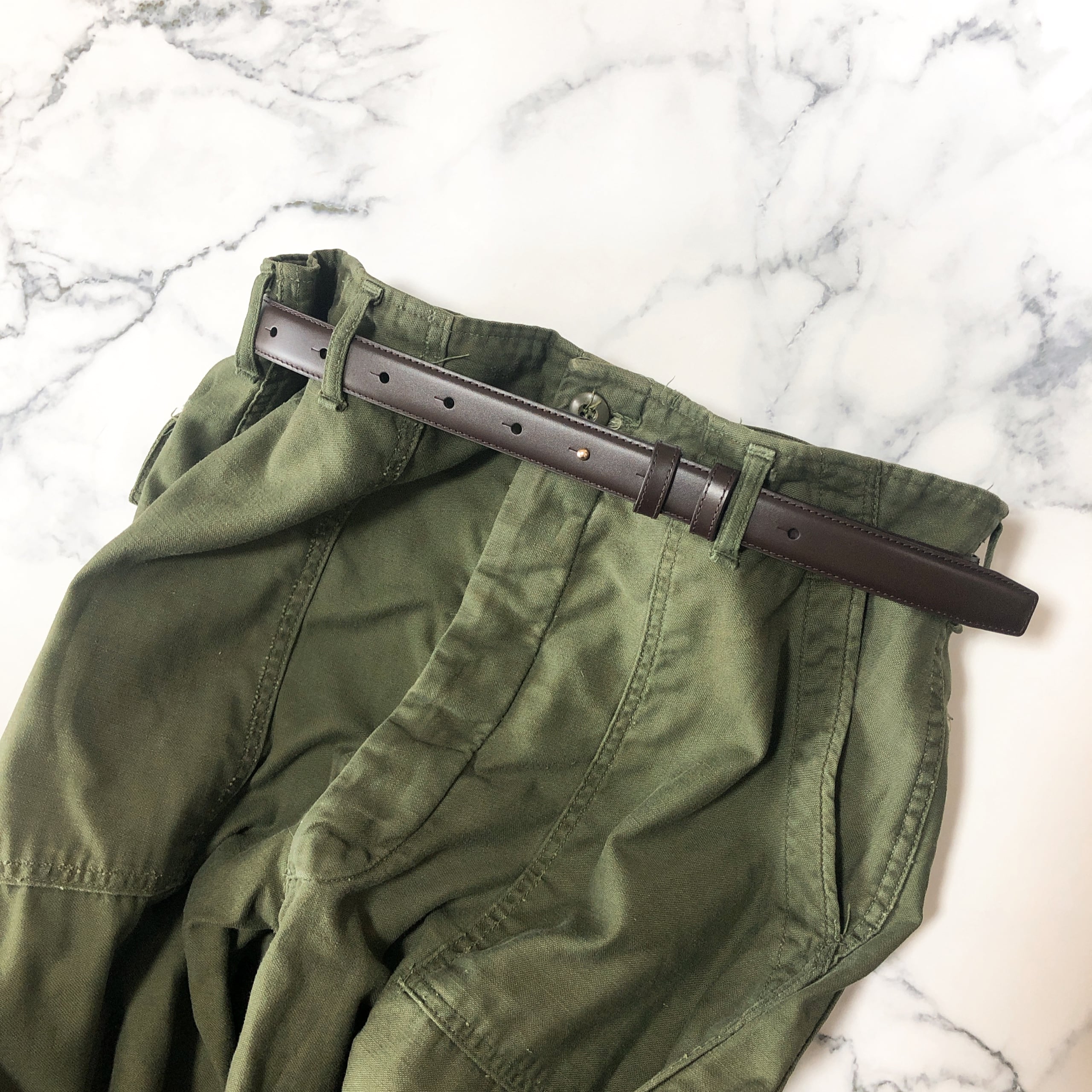 ユニクロ　シー　UNIQLO C　レザーベルト　2025 秋冬