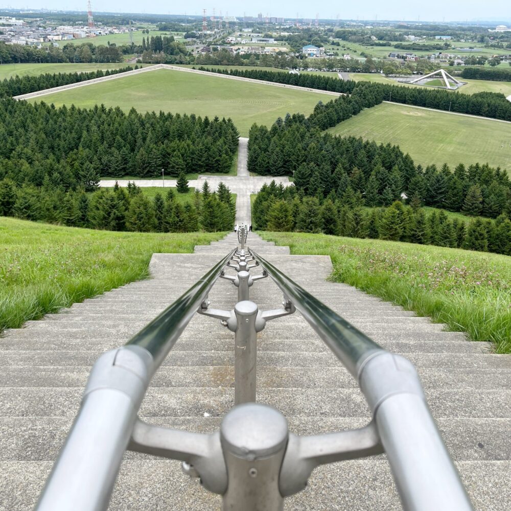 札幌市　モエレ沼公演　イサム・ノグチ