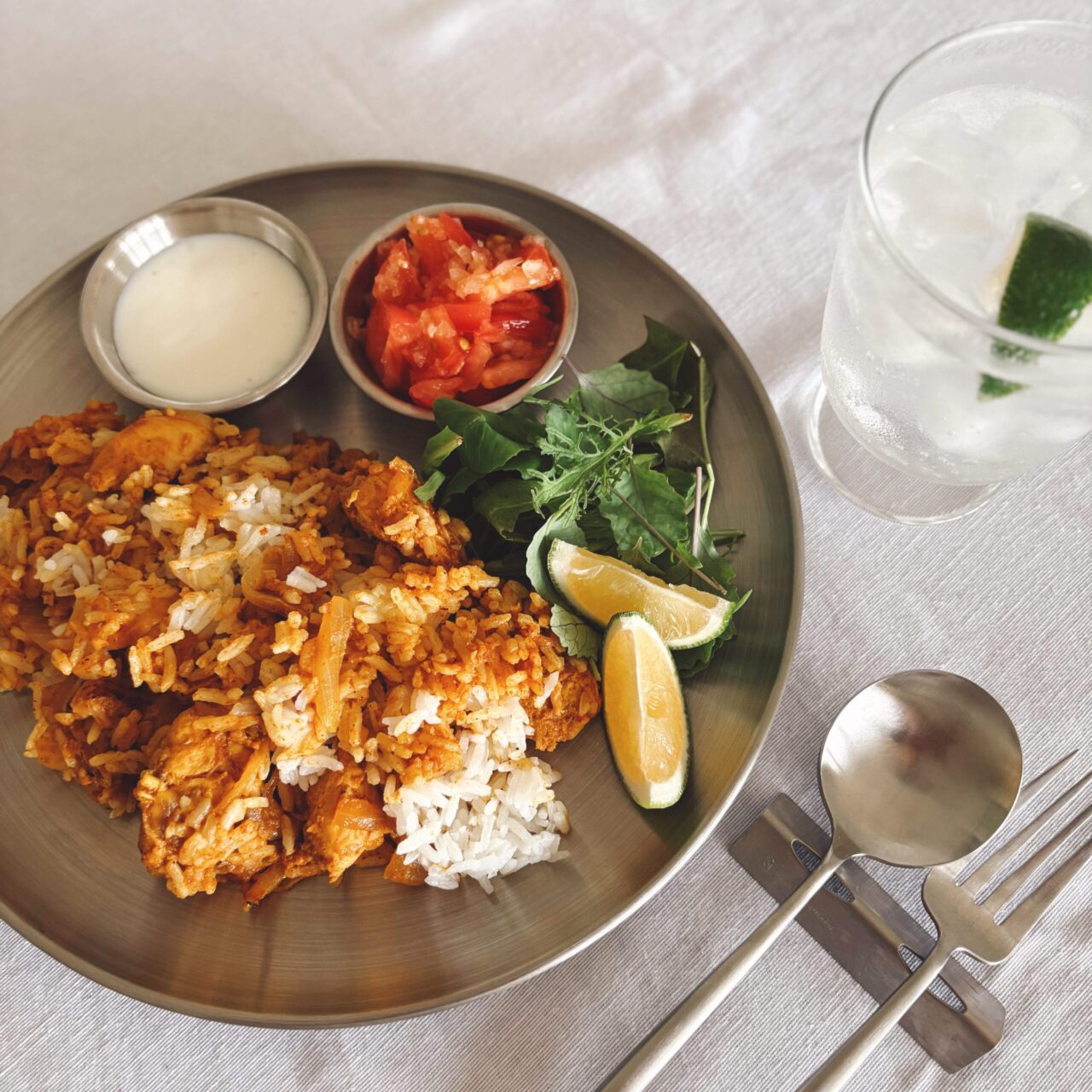 ひとりぶんのビリヤニ　印度カリー子　フライパンビリヤニ