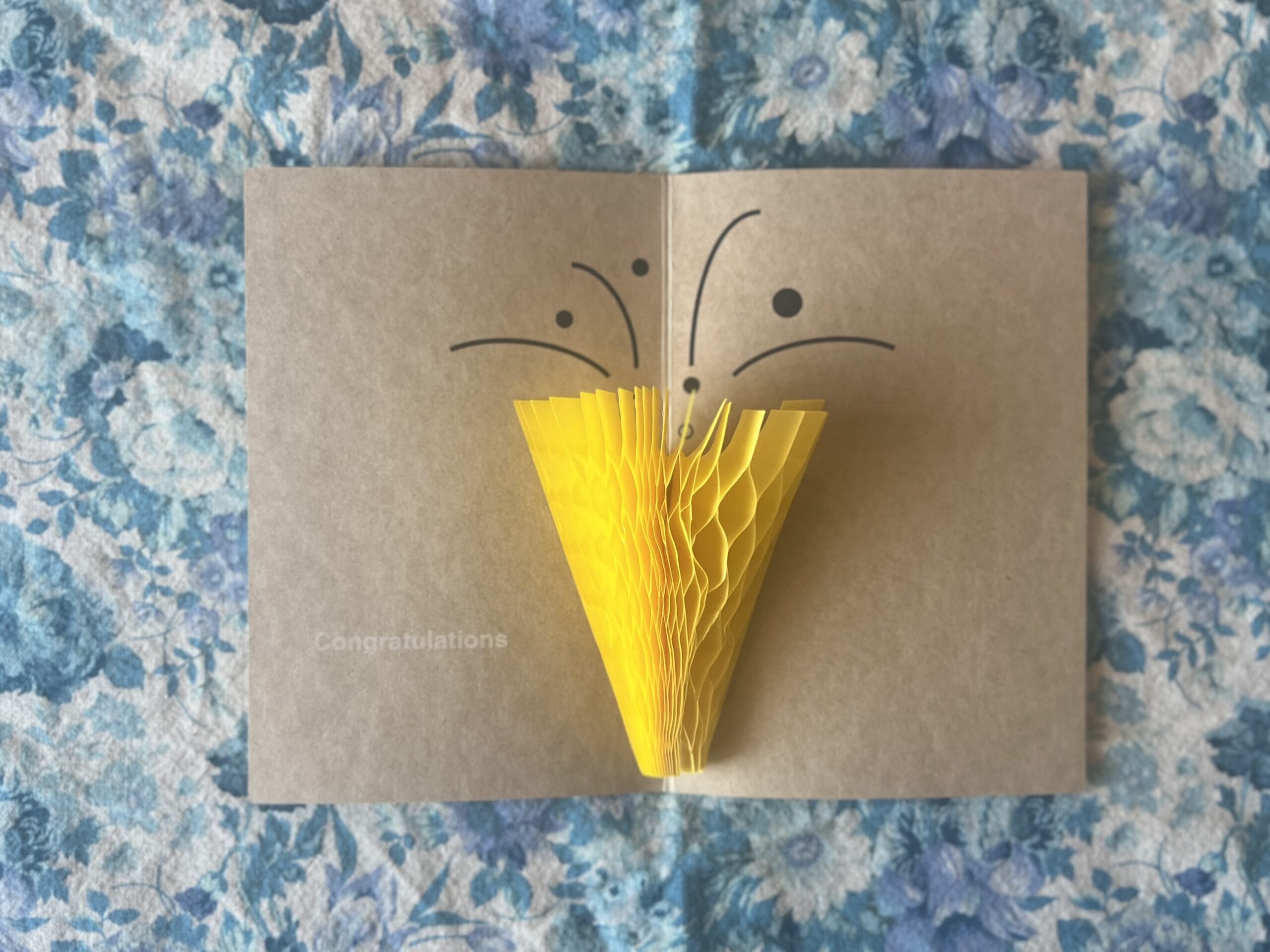 【無印良品】3種類のハニカムペーパーメッセージカードが可愛い！「クラッカー・花・ケーキ」TB icoco