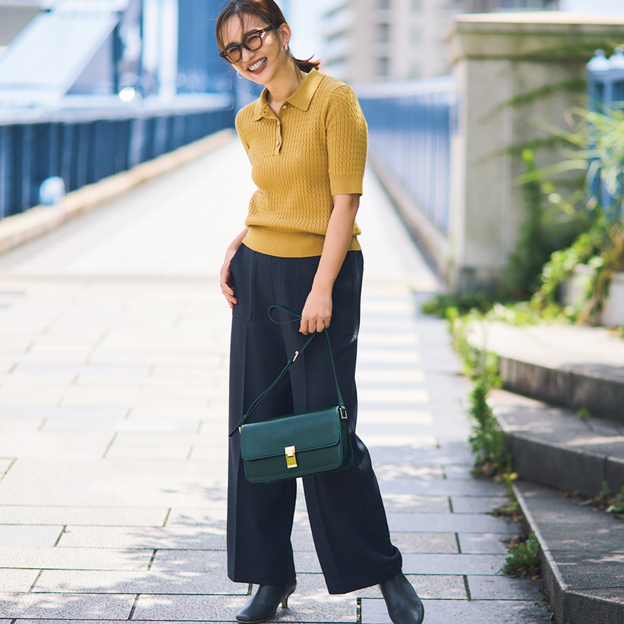 明日なに着る0922　モデル／優木まおみ