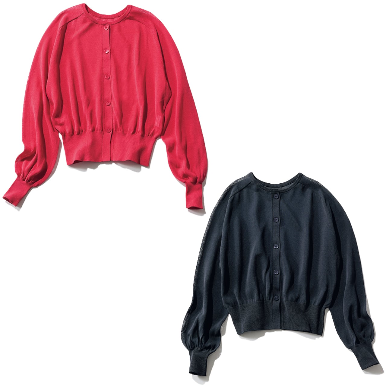 LEE限定 12closet（トゥエルブクローゼット）【洗える】前後2wayシアーカーディガン