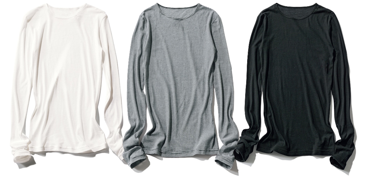 LEE限定 12closet（トゥエルブクローゼット）【洗える】【福田麻琴さんコラボ】シアークルーカットソー