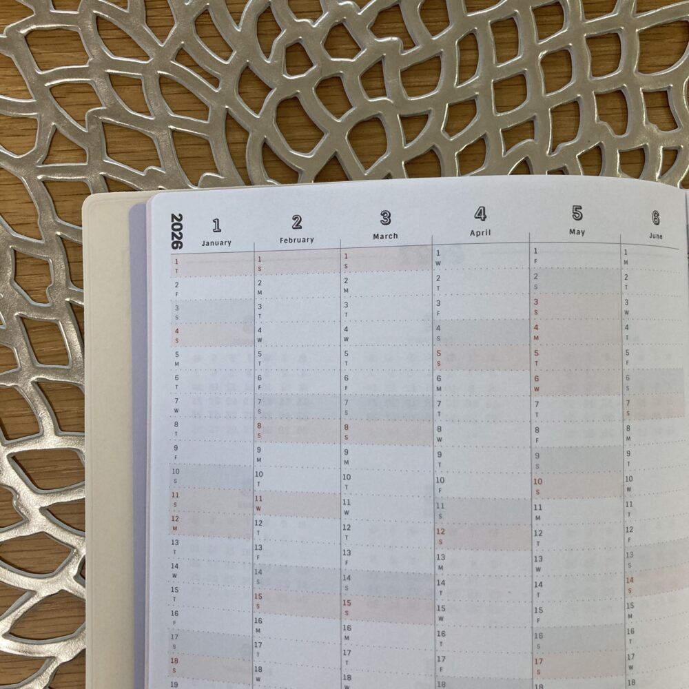 私らしさ手帳　週間バーチカル　2026年手帳