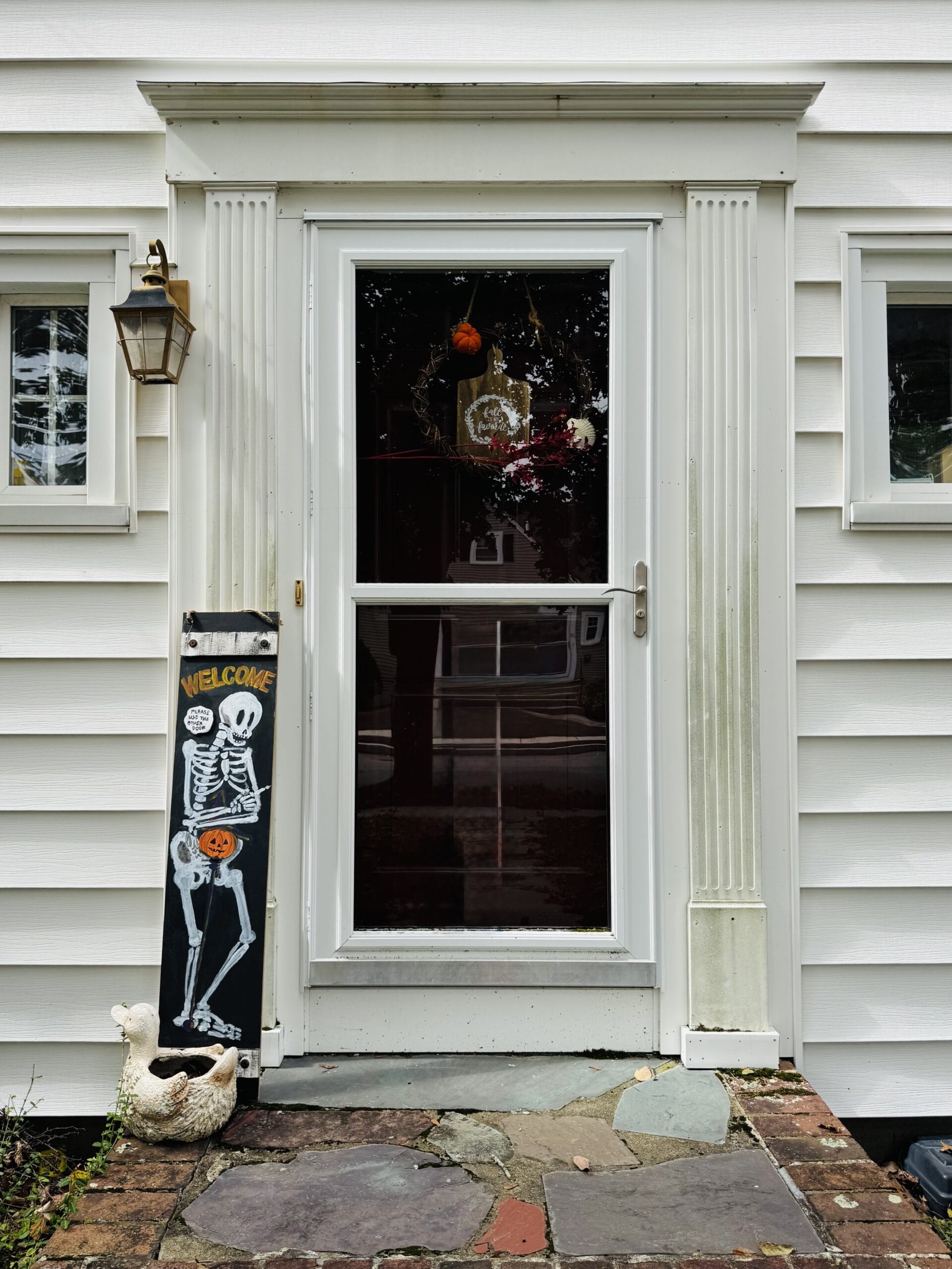 秋のドアデコレーション