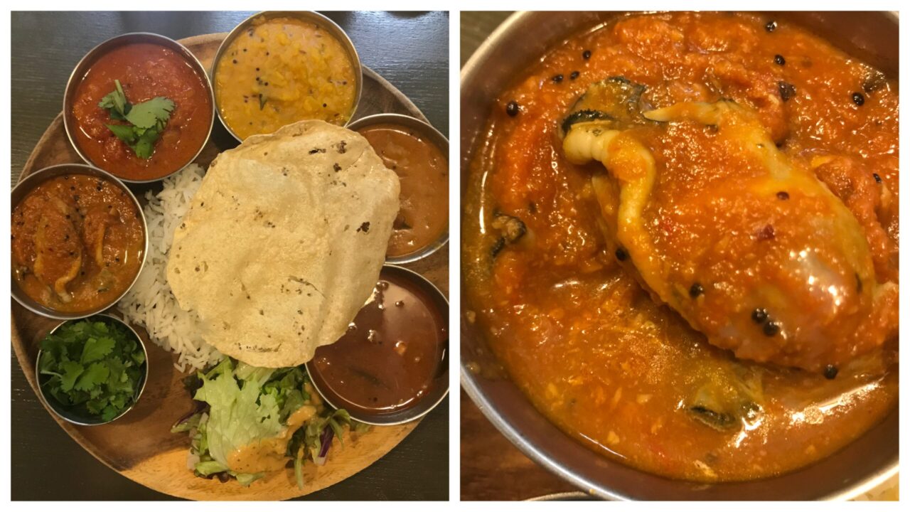 南インドカレー　ミールス　大岩食堂