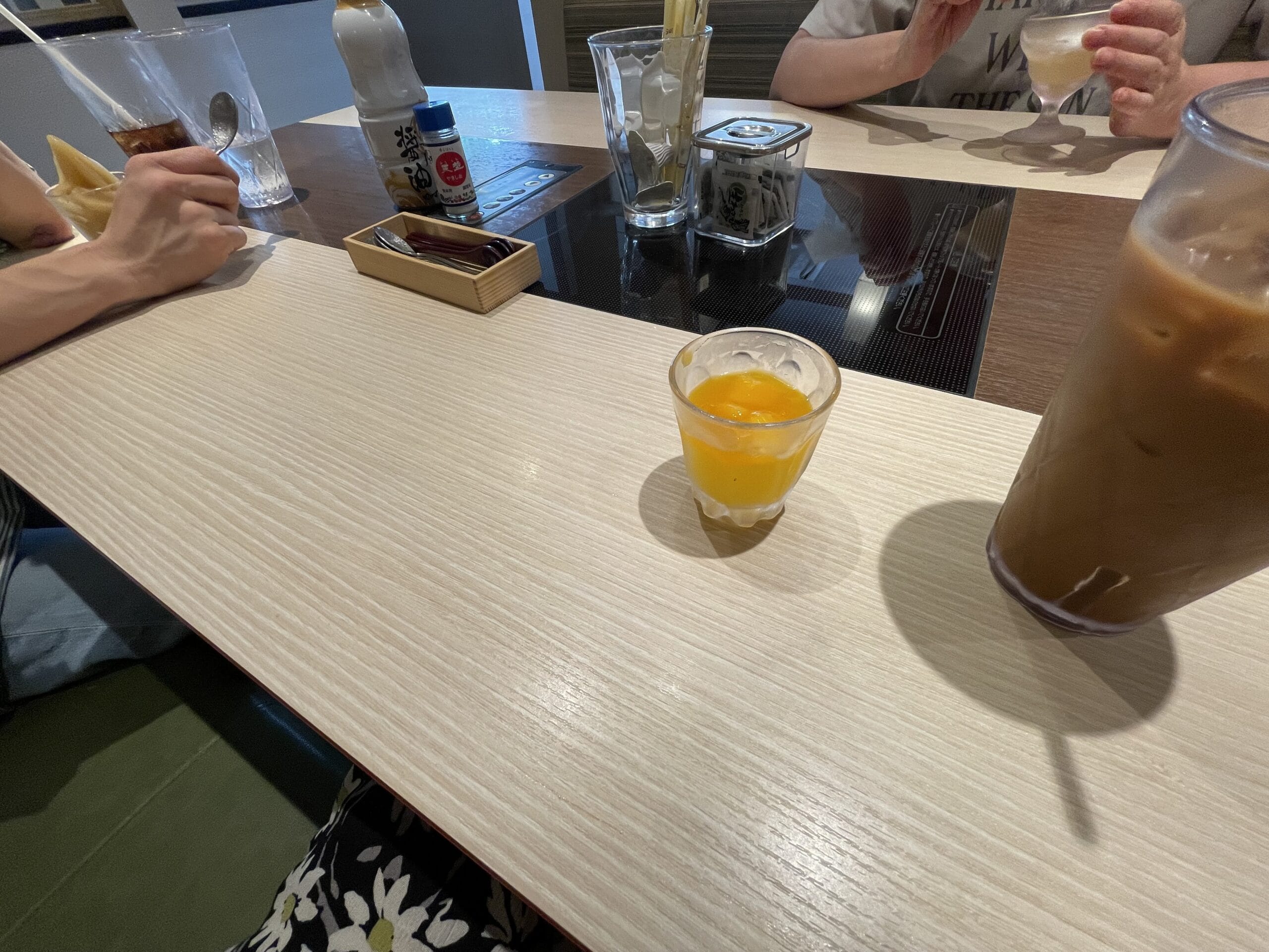 ゆず庵のデザート、マンゴーわらび餅