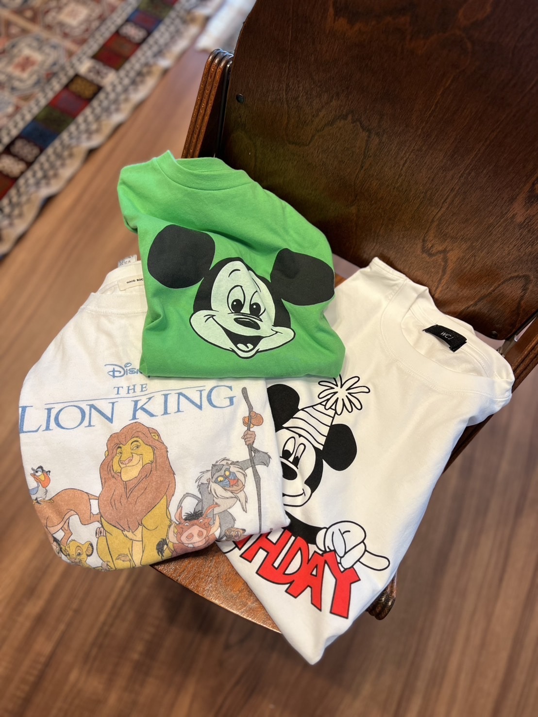 スタイリスト高橋美帆さんのディズニー Tシャツ