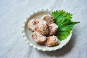 榎本美沙さん　里芋のお醤油唐揚げ