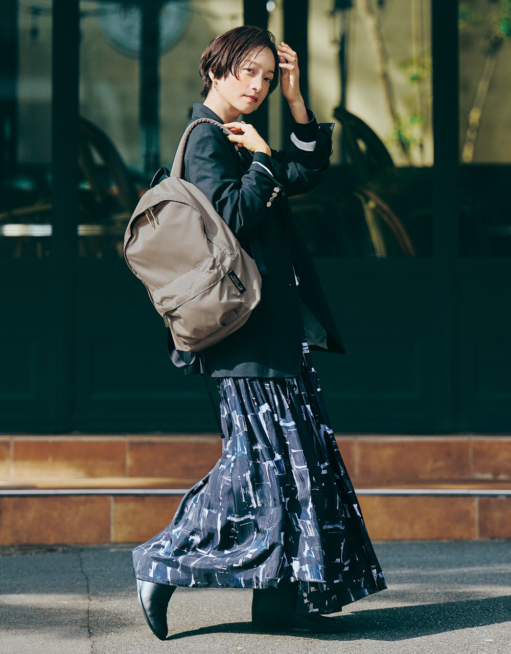 ヴィオラドーロのリュックコーデ