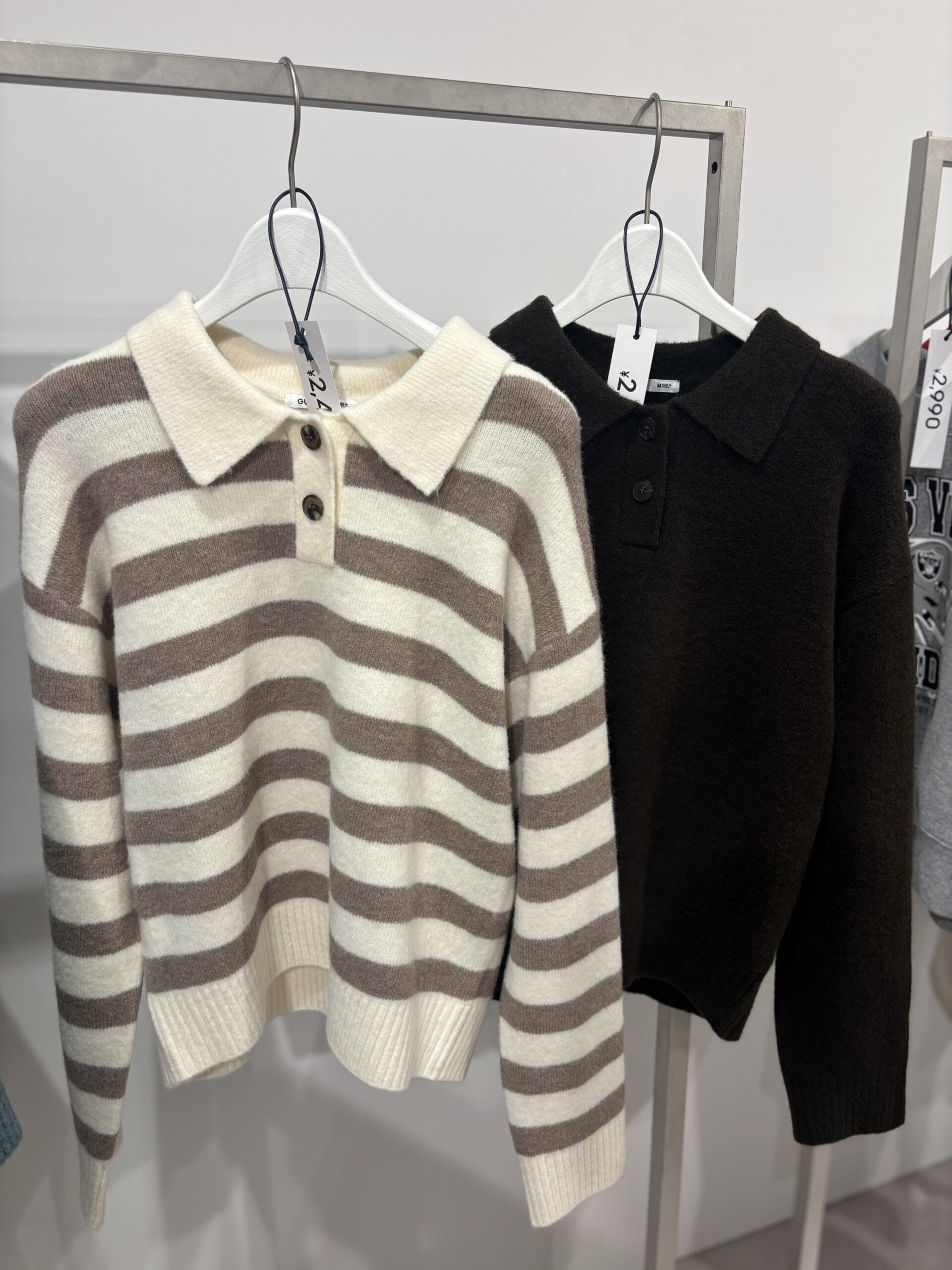 GU パフニットポロシャツシリーズ