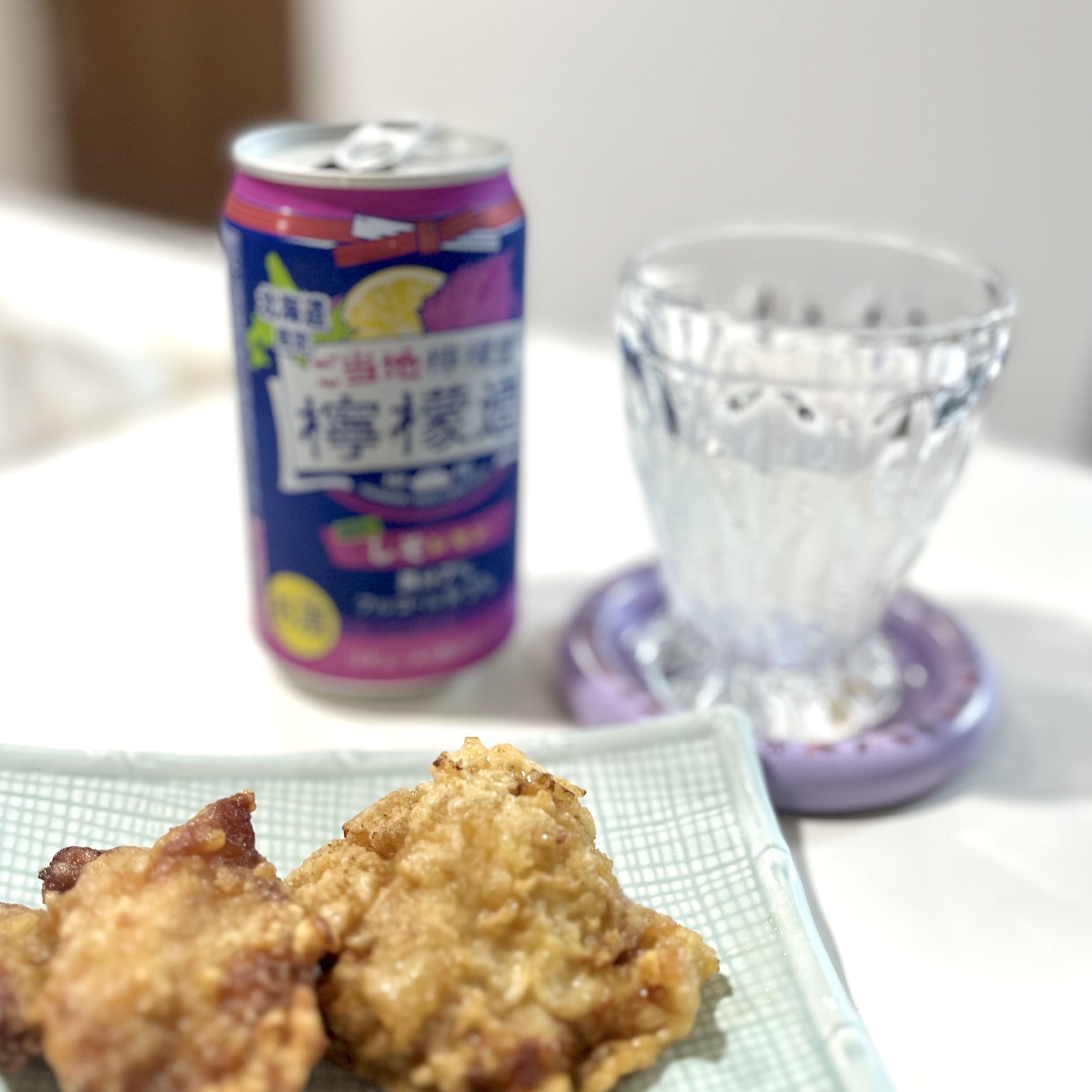 唐揚げ　酒