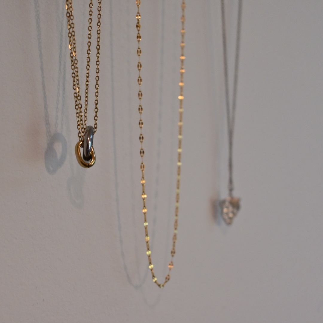 petite robe noire　ぷっくりハートチェーンネックレス 再入荷いたしました】ぷっくりハート・ネックレス | petite robe