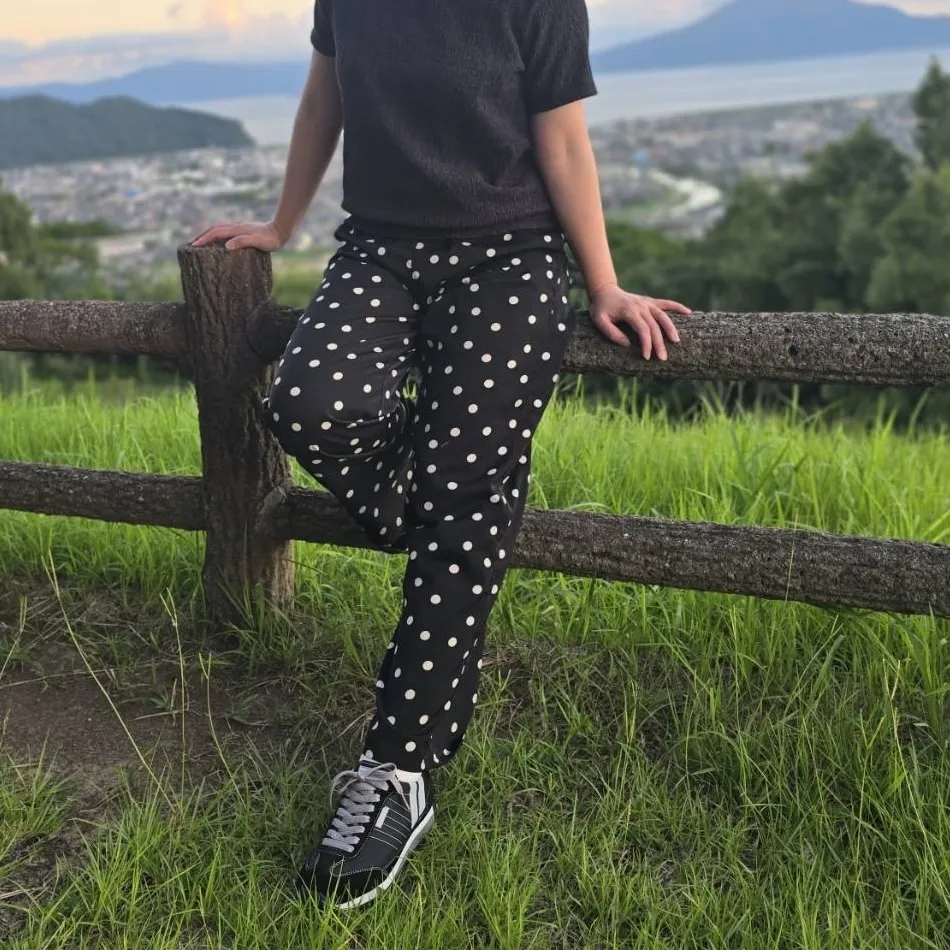 パトリック「マラソン｜MARATHON（SPACE）」黒　コーデ