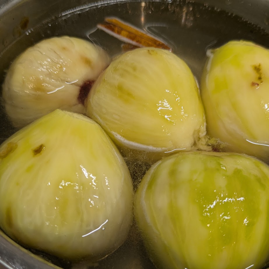 無花果のコンポート　9月　季節のデザート