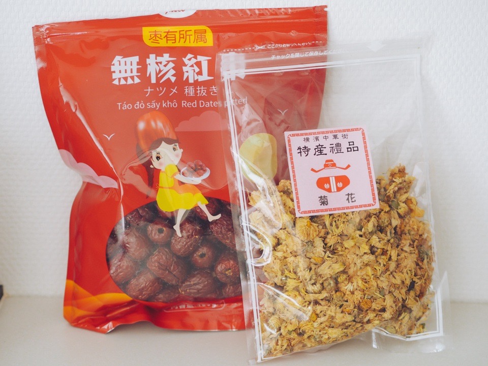 伍福寿のナツメと菊花のパッケージ