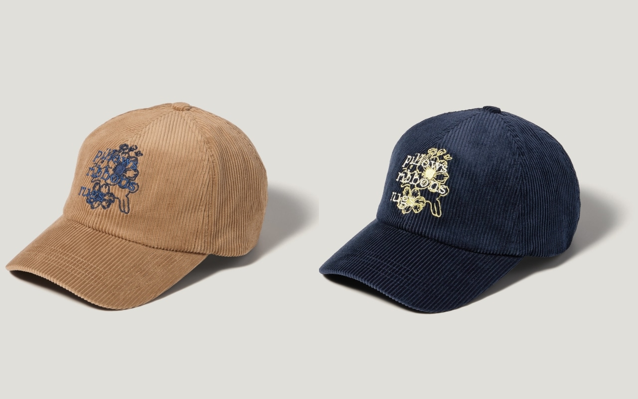 GUrokhコラボのコーデュロイキャップ