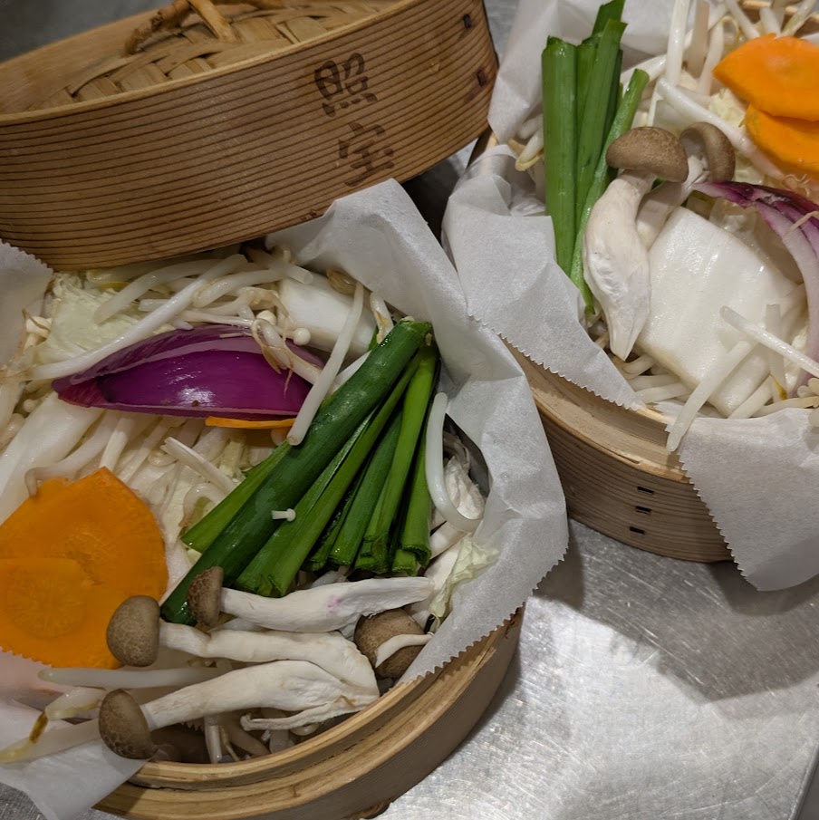 蒸篭　あまりもの野菜　LEE100コポ