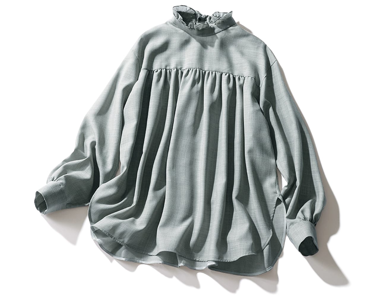 .DÉPAREILLÉ（デパリエ）のフリル衿ブラウス　￥24200