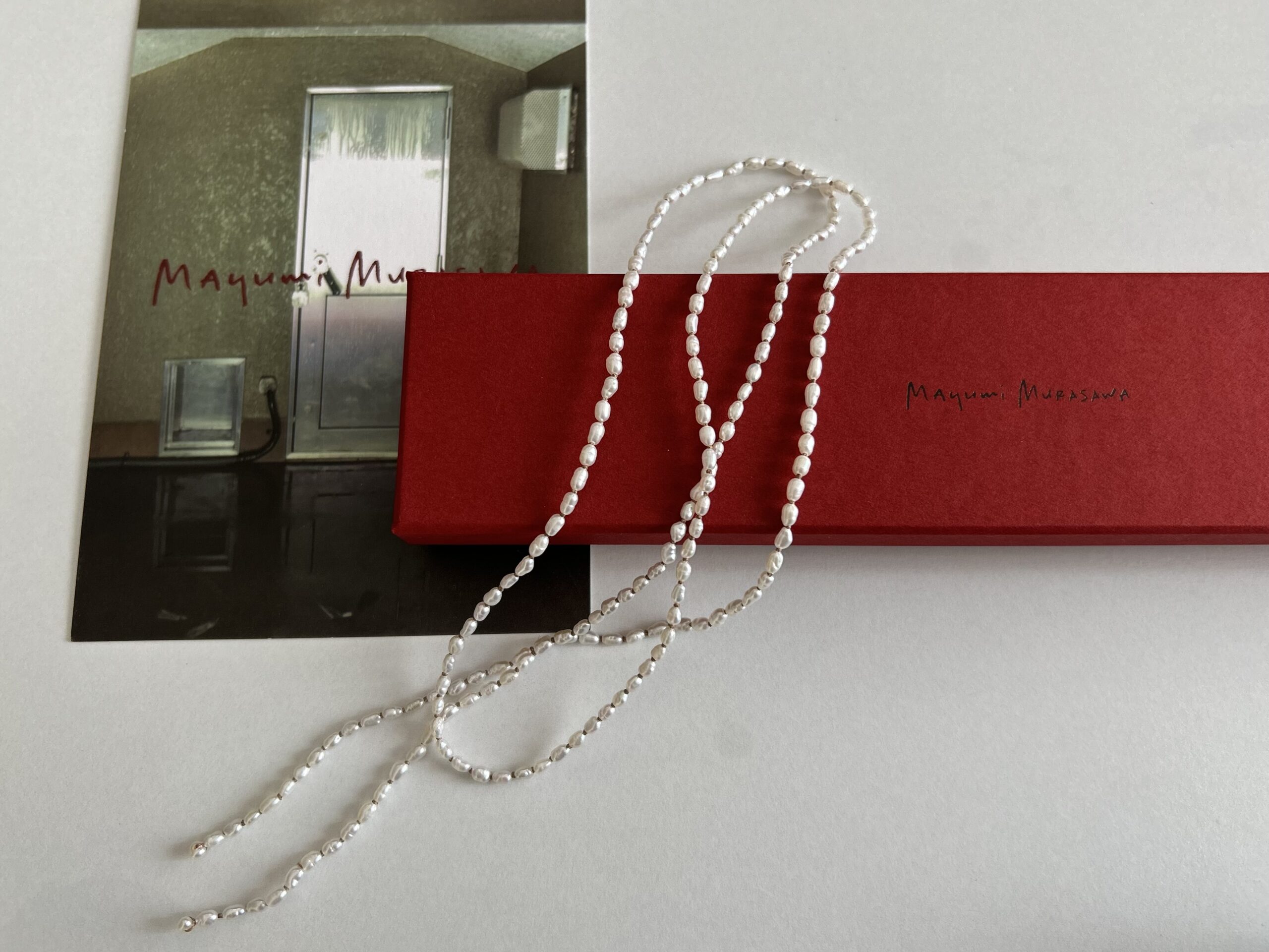 40代後半女性のカジュアル淡水パールネックレス