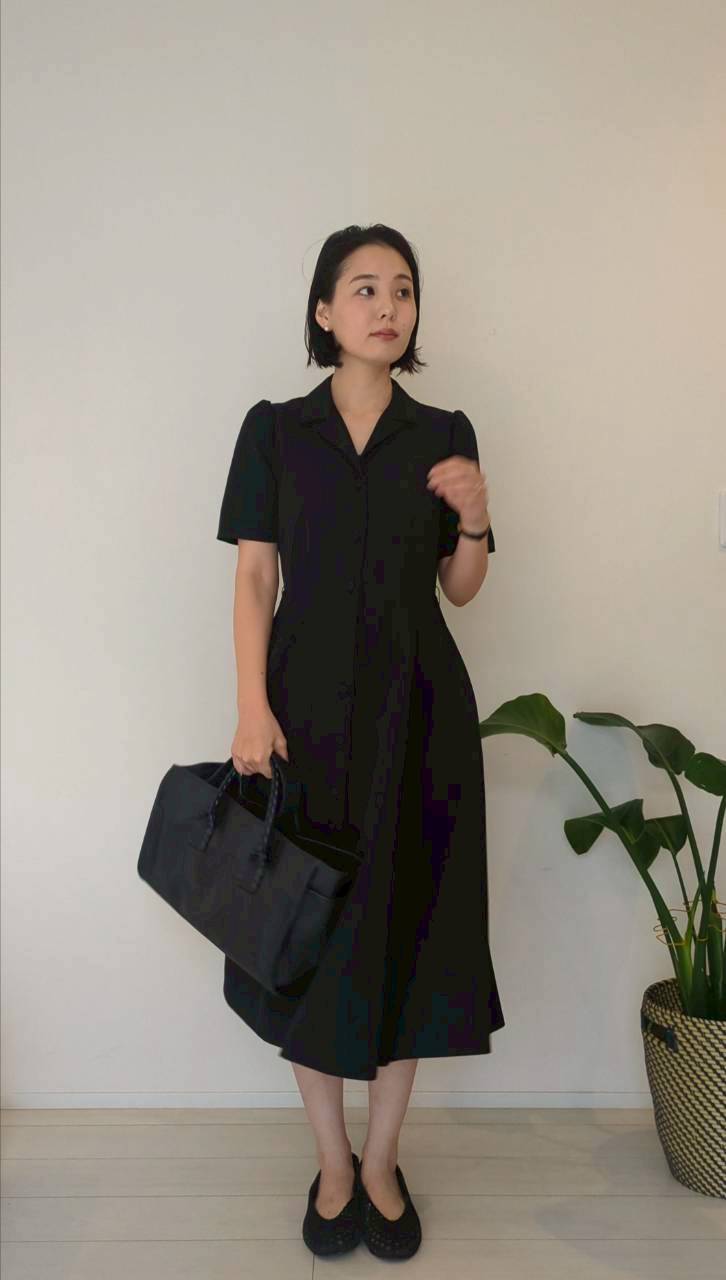 12closet×エディター高橋夏果コラボ
「ハピネスワークバッグ」のワンピースコーディネート