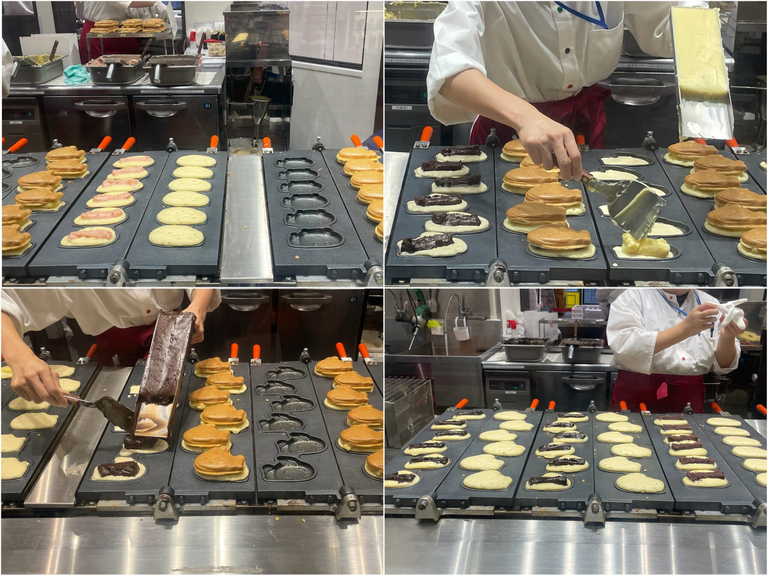 「ちいかわ焼き」の工房の様子の写真【その1】