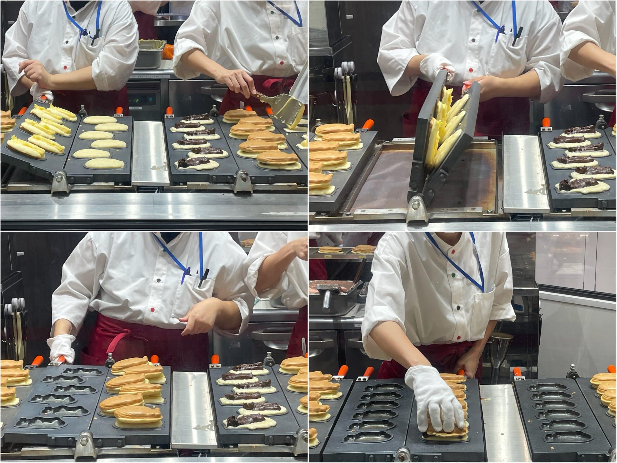 「ちいかわ焼き」の工房の様子の写真【その2】