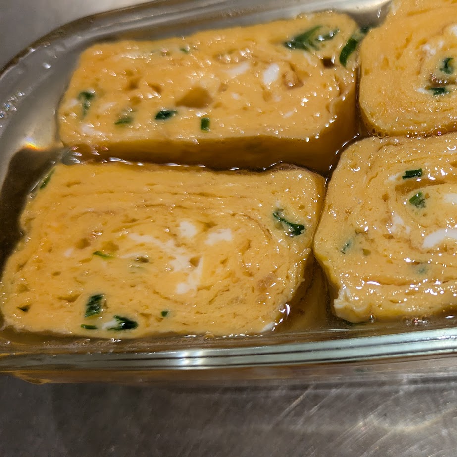 LEE100人隊が作ったしらいのりこさんの『だし巻き卵のだしびたし』