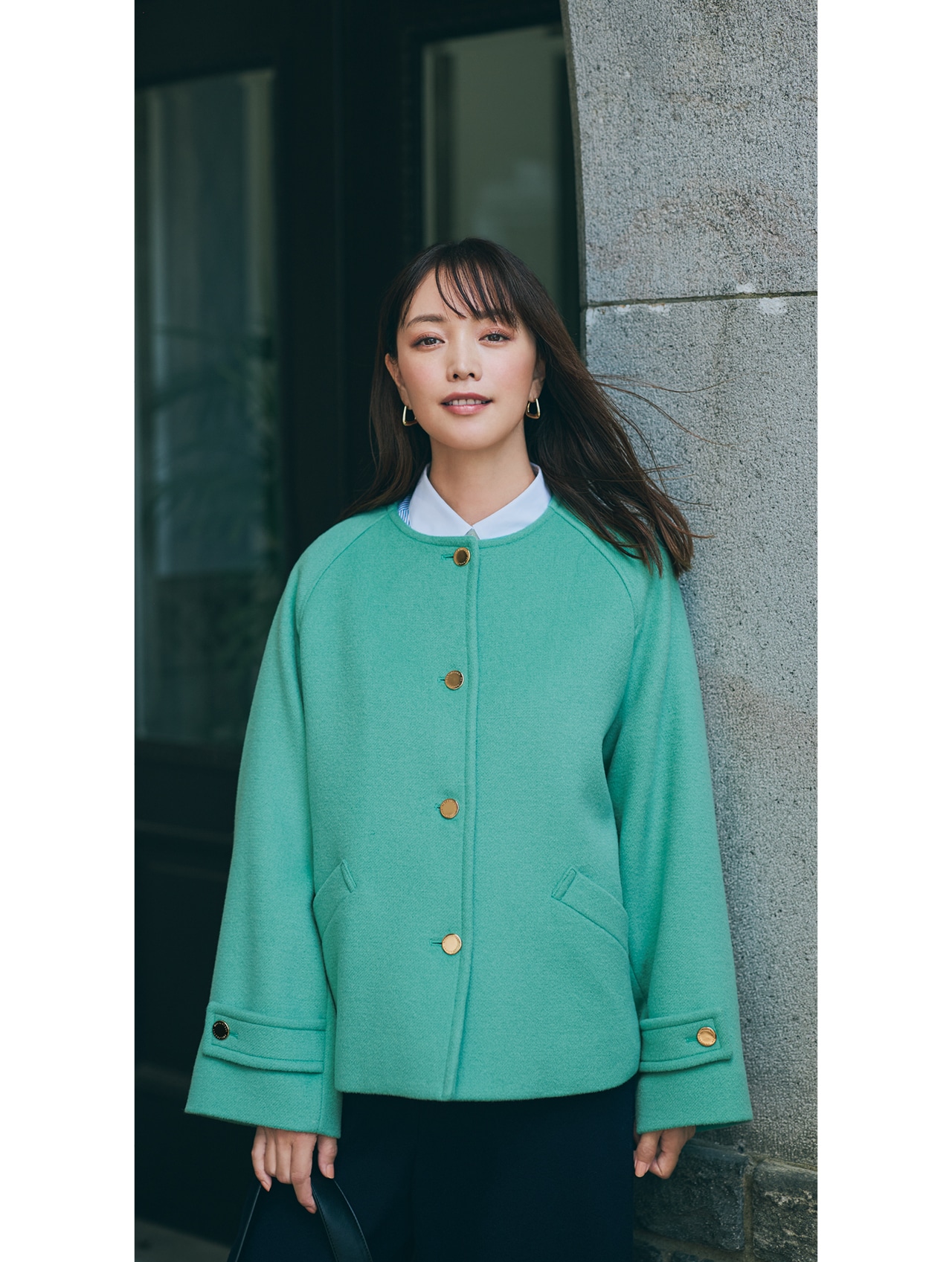 マッキントッシュ フィロソフィー 蛯原友里さん「最愛アウターと過ごす