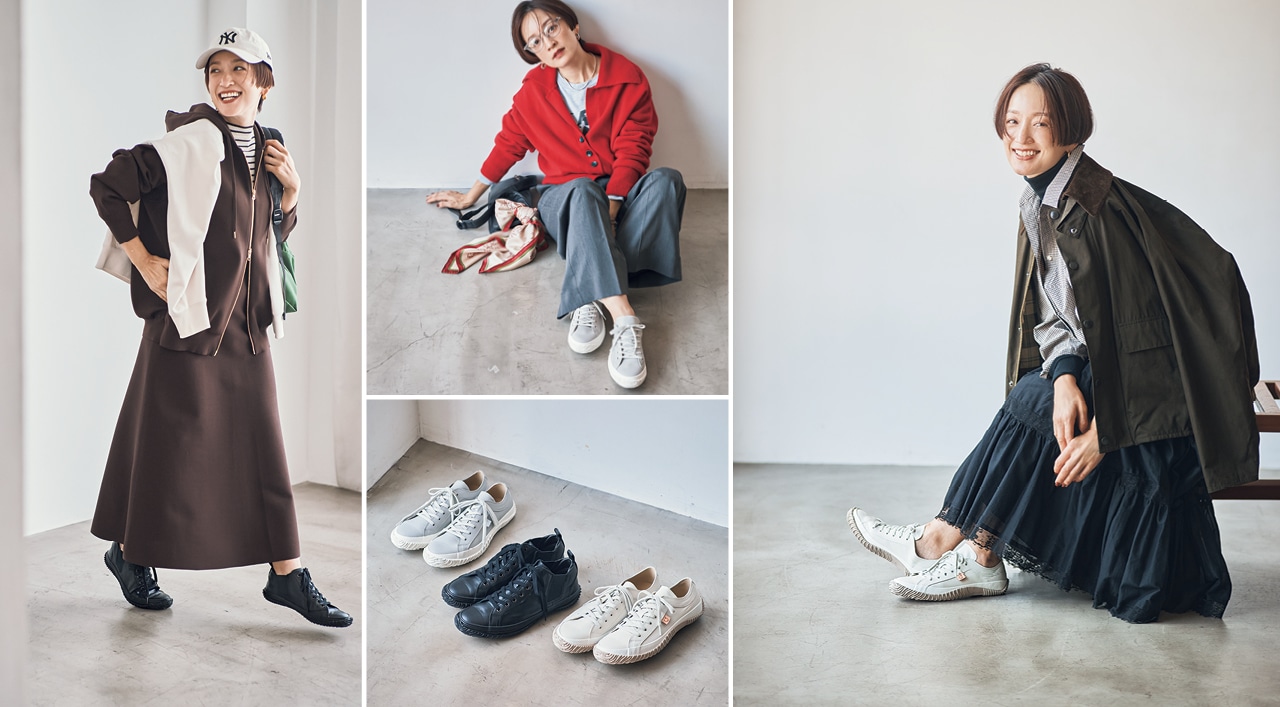 MIYAKO TAKAYAMA meets SPINGLE　ものづくりへのこだわりと洒落感が詰まってる！　高山 都さんが履くスピングルの名品スニーカー