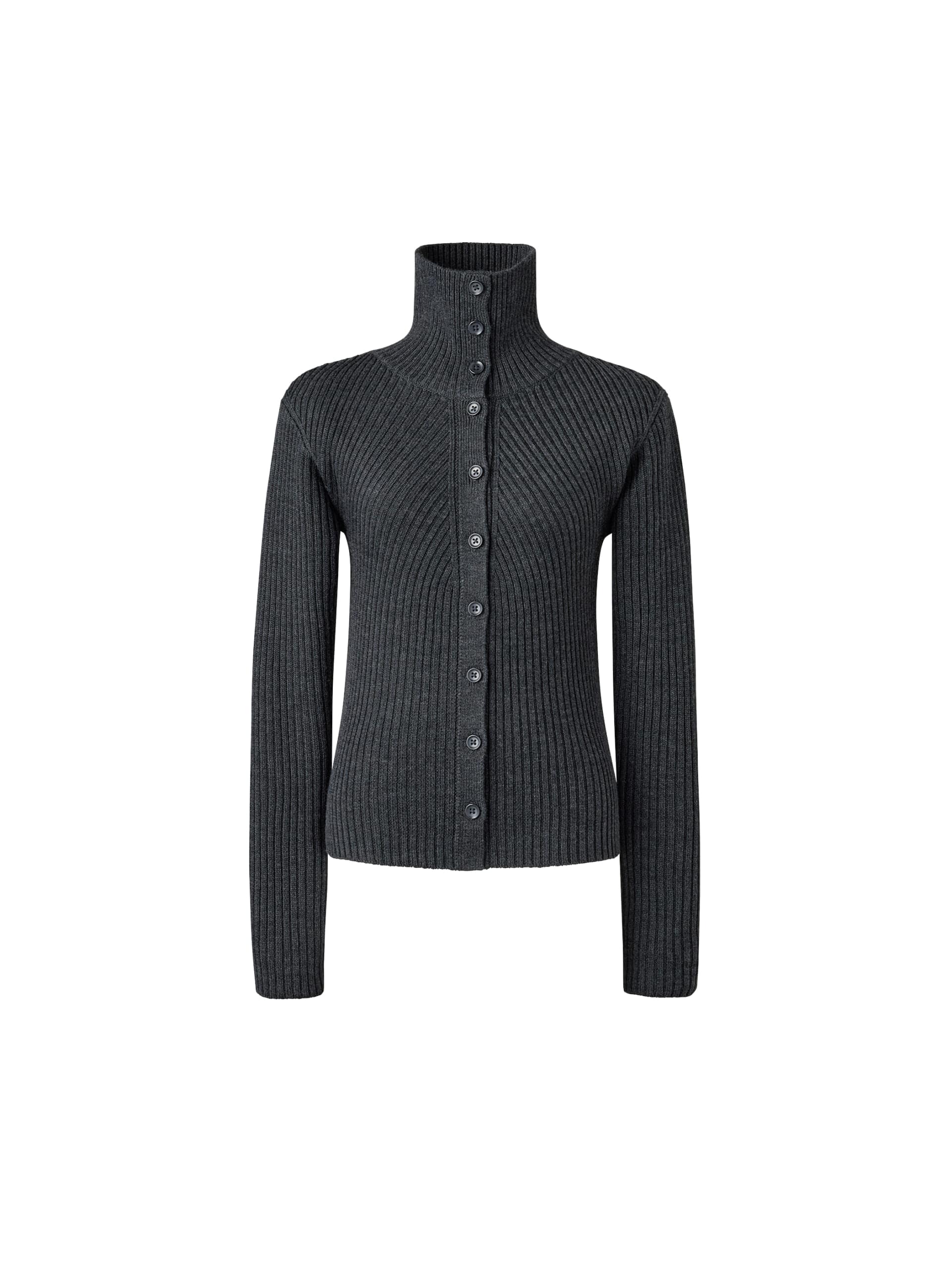 ユニクロユー　2025秋冬　メリノブレンドハイネックカーディガン