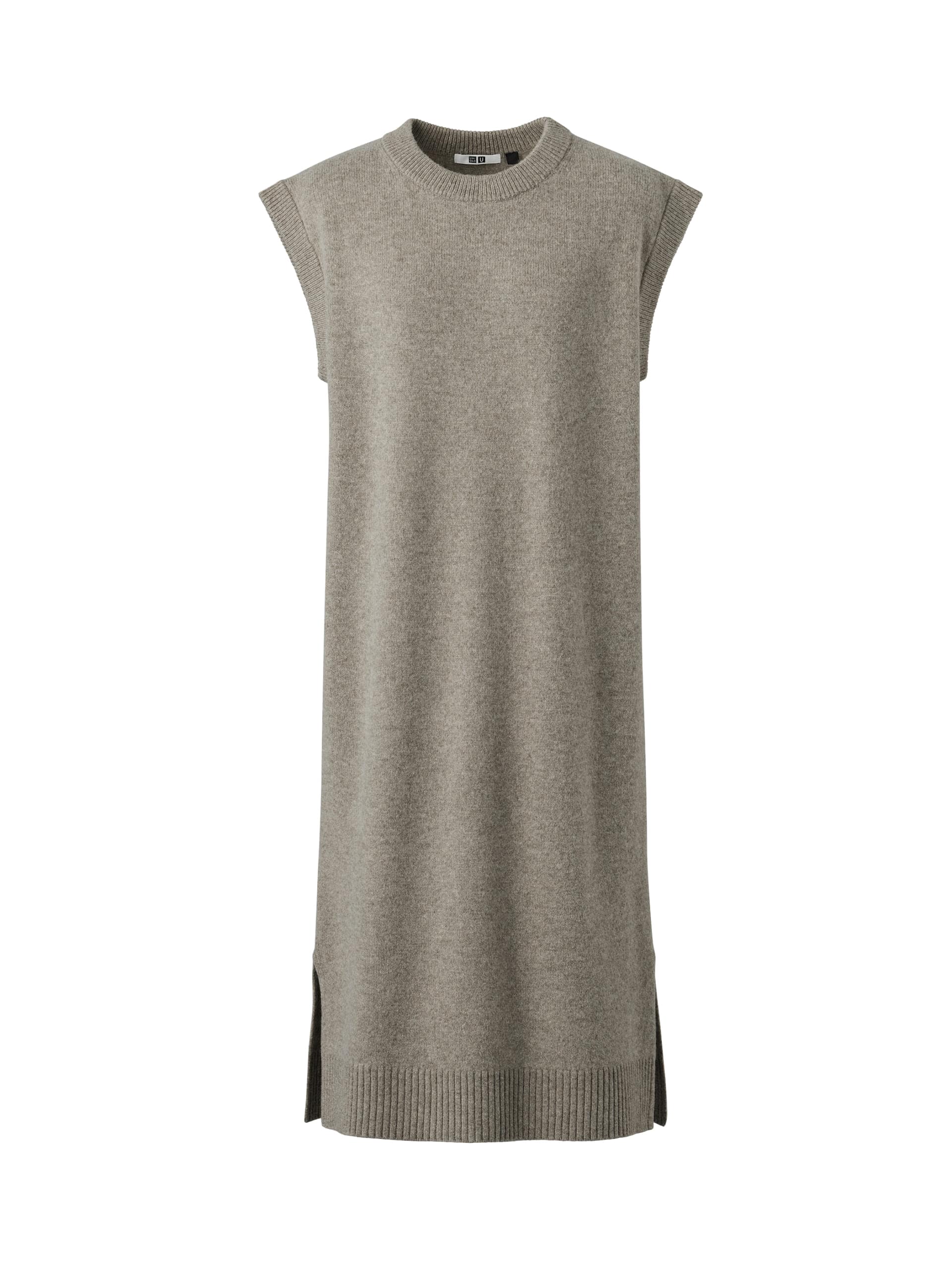 ユニクロユー　2025秋冬　ラムワンピースノースリーブ