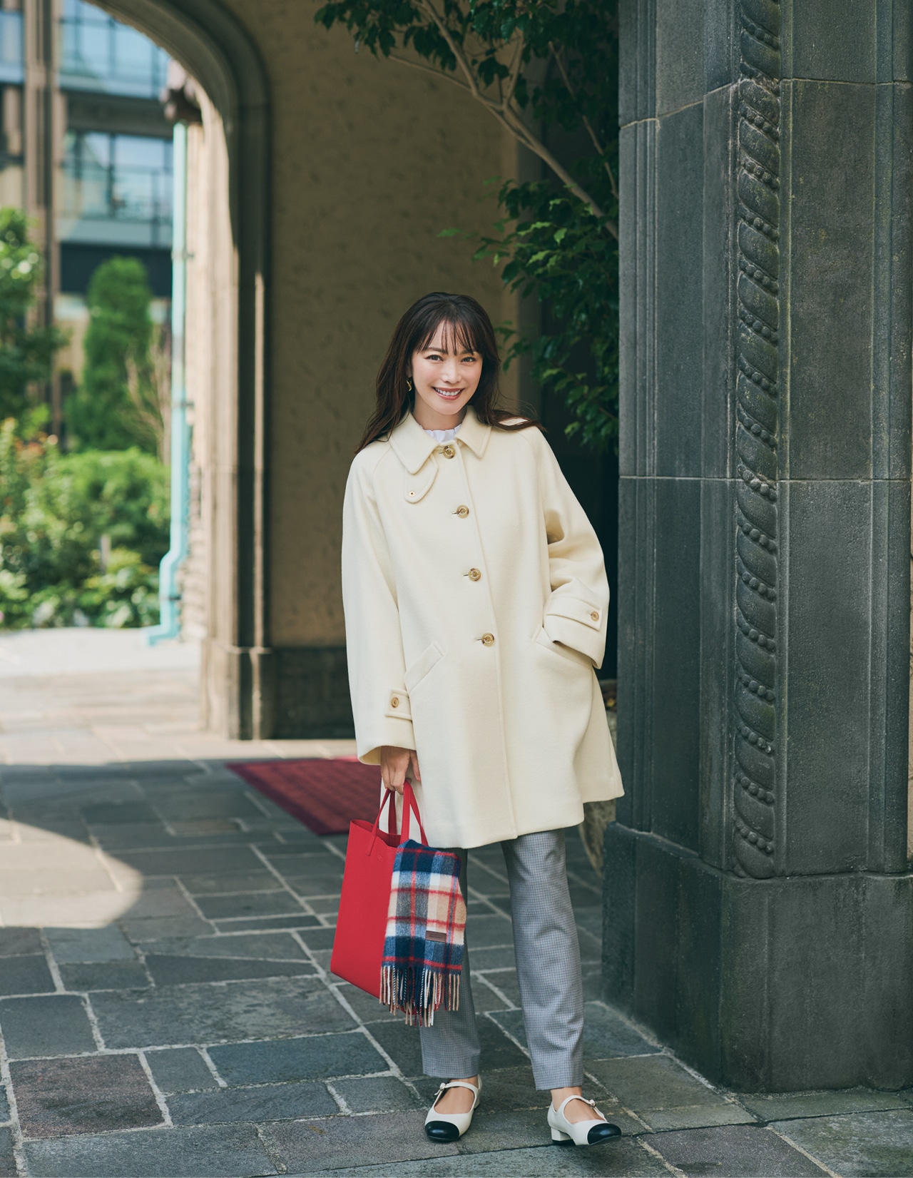 【最終お値下げ】マッキントッシュフィロソフィー　コート　キャメル　ベージュ マッキントッシュ フィロソフィー 蛯原友里さん「最愛アウターと