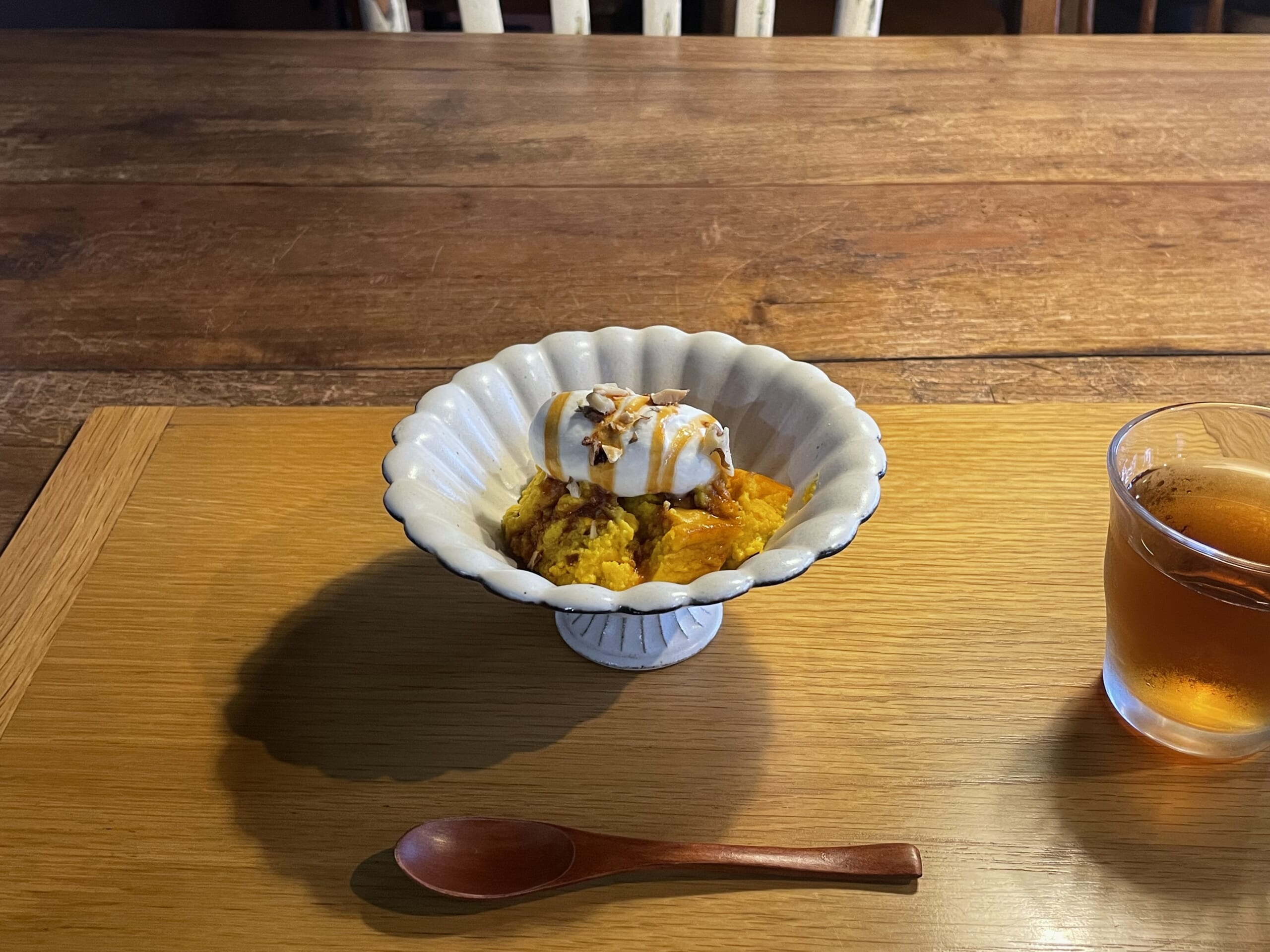 JIKE STUDIOのかぼちゃプリン【写真1】