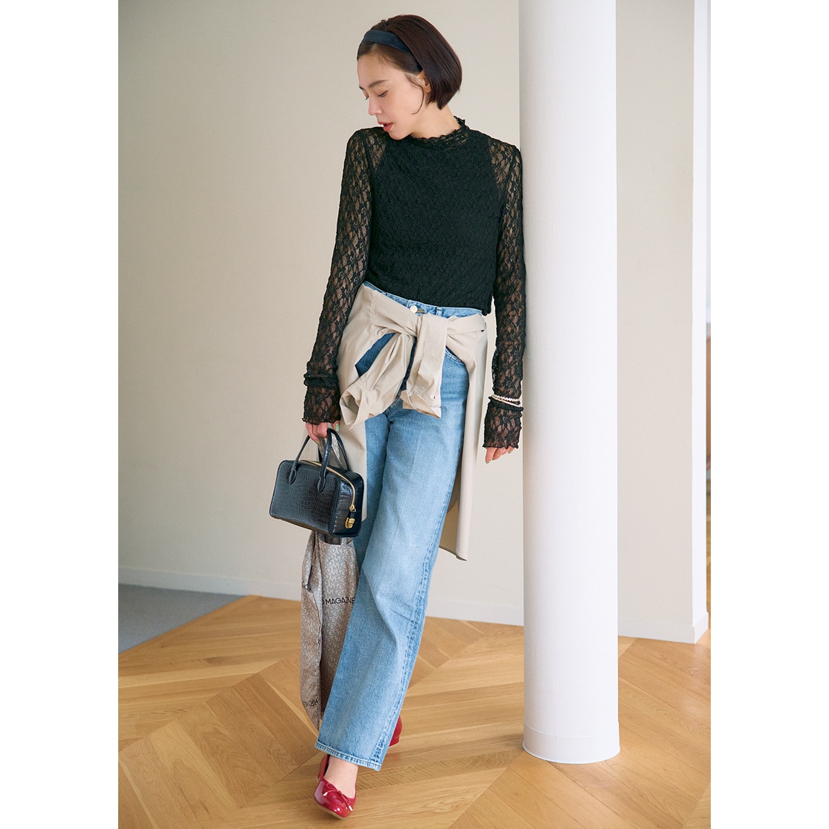 明日なに着る0924　モデル／浅見れいな