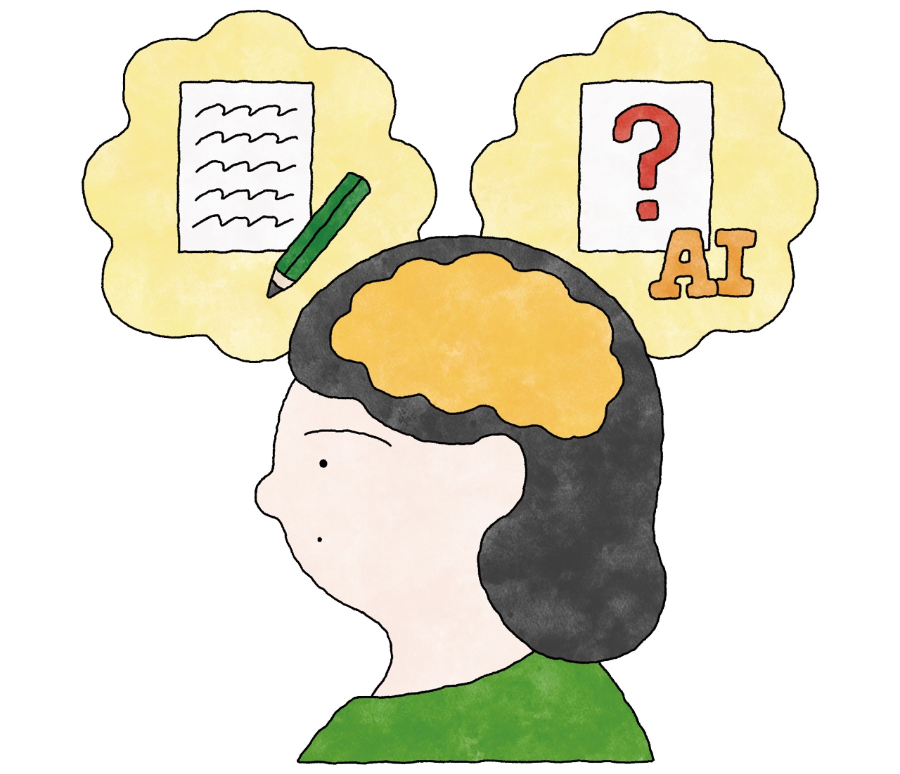 生成AIを使うことで脳の一部が衰えるような可能性はあるですか？